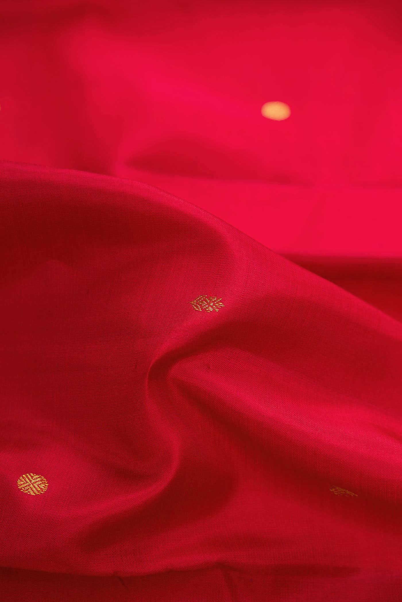 Red Dual Tone Kanchipuram Silk Saree