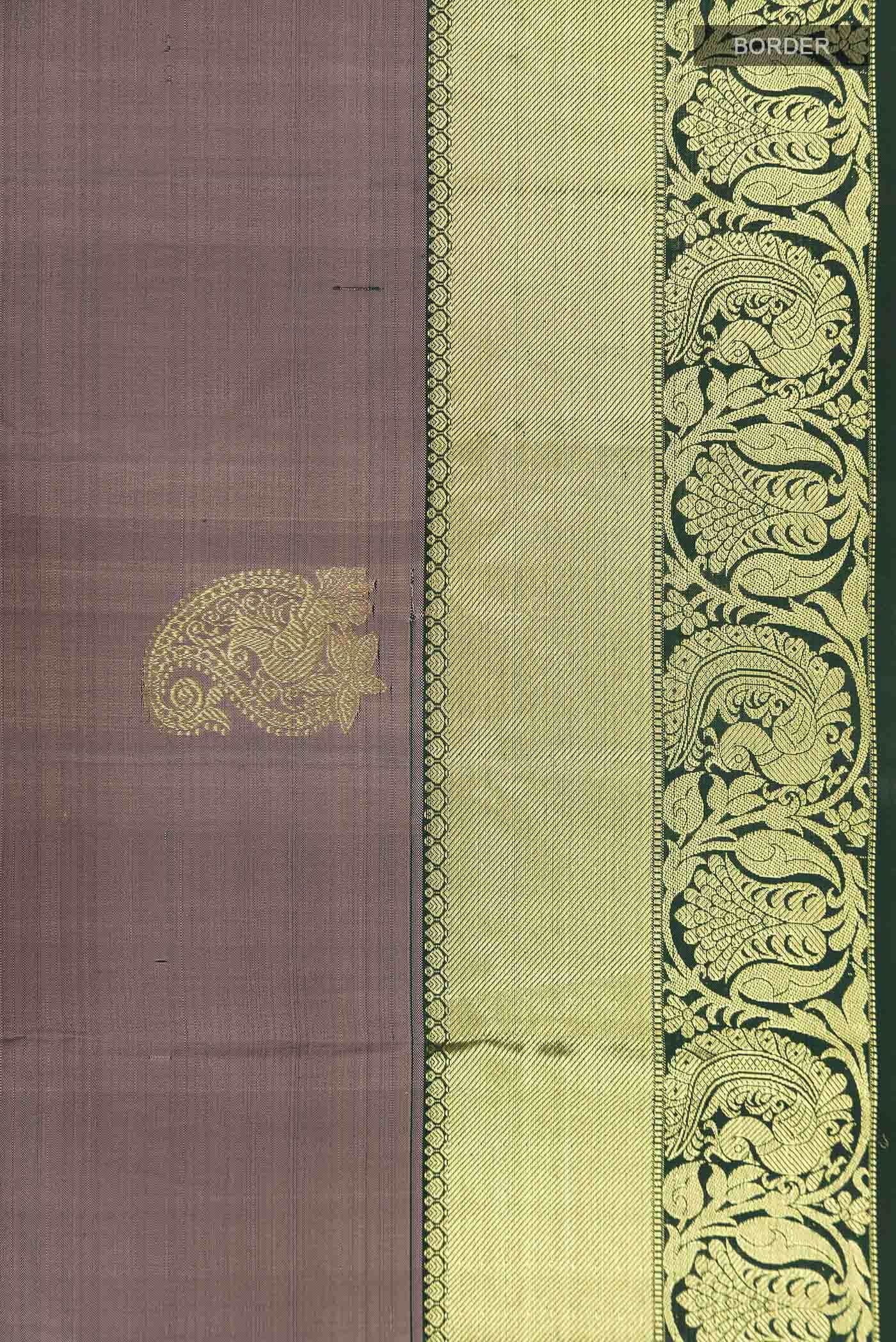Mauve Kanchipuram Silk Saree