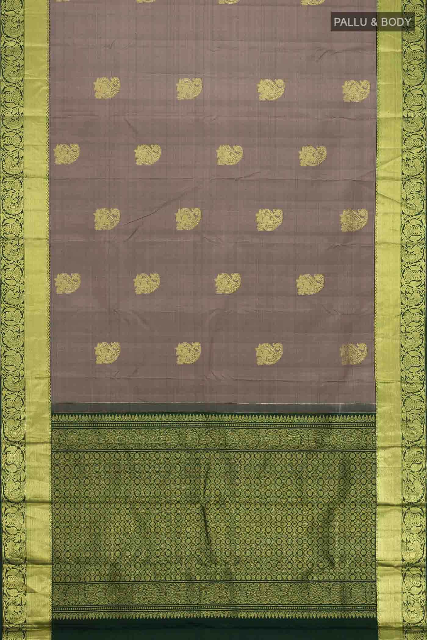 Mauve Kanchipuram Silk Saree