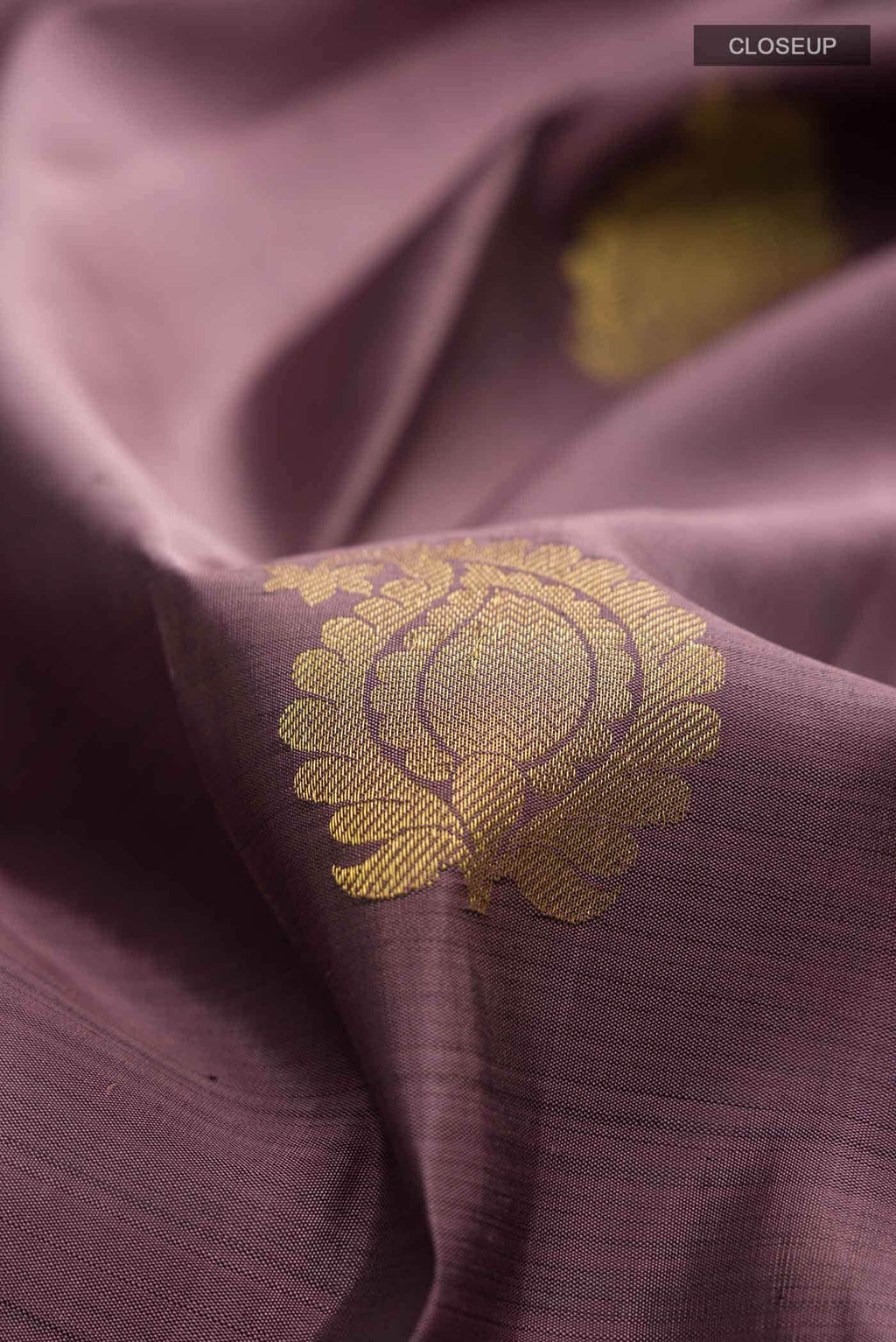 Lavender Kanchipuram Silk Saree