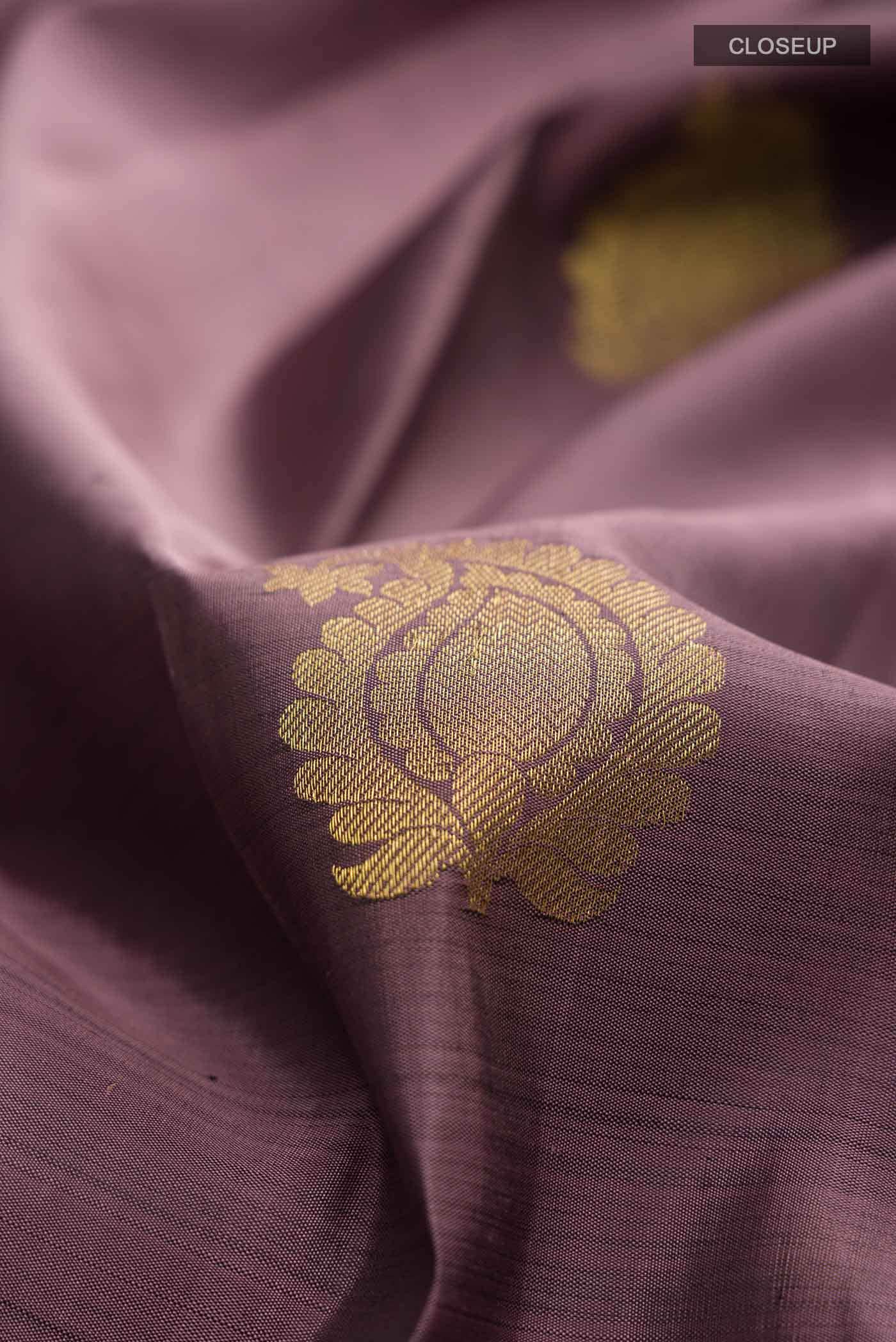 Lavender Kanchipuram Silk Saree