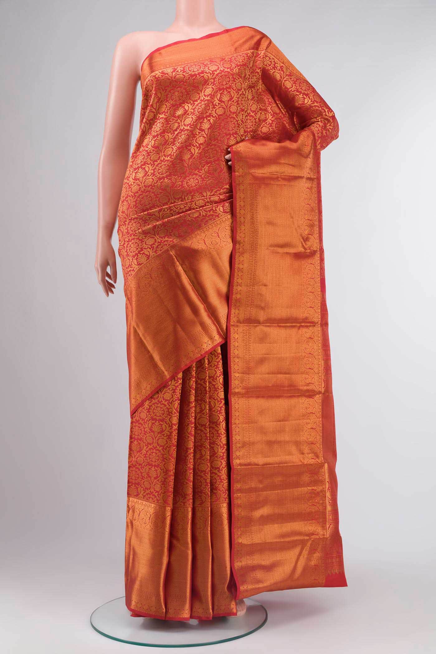 Red Kanchipuram Silk Saree