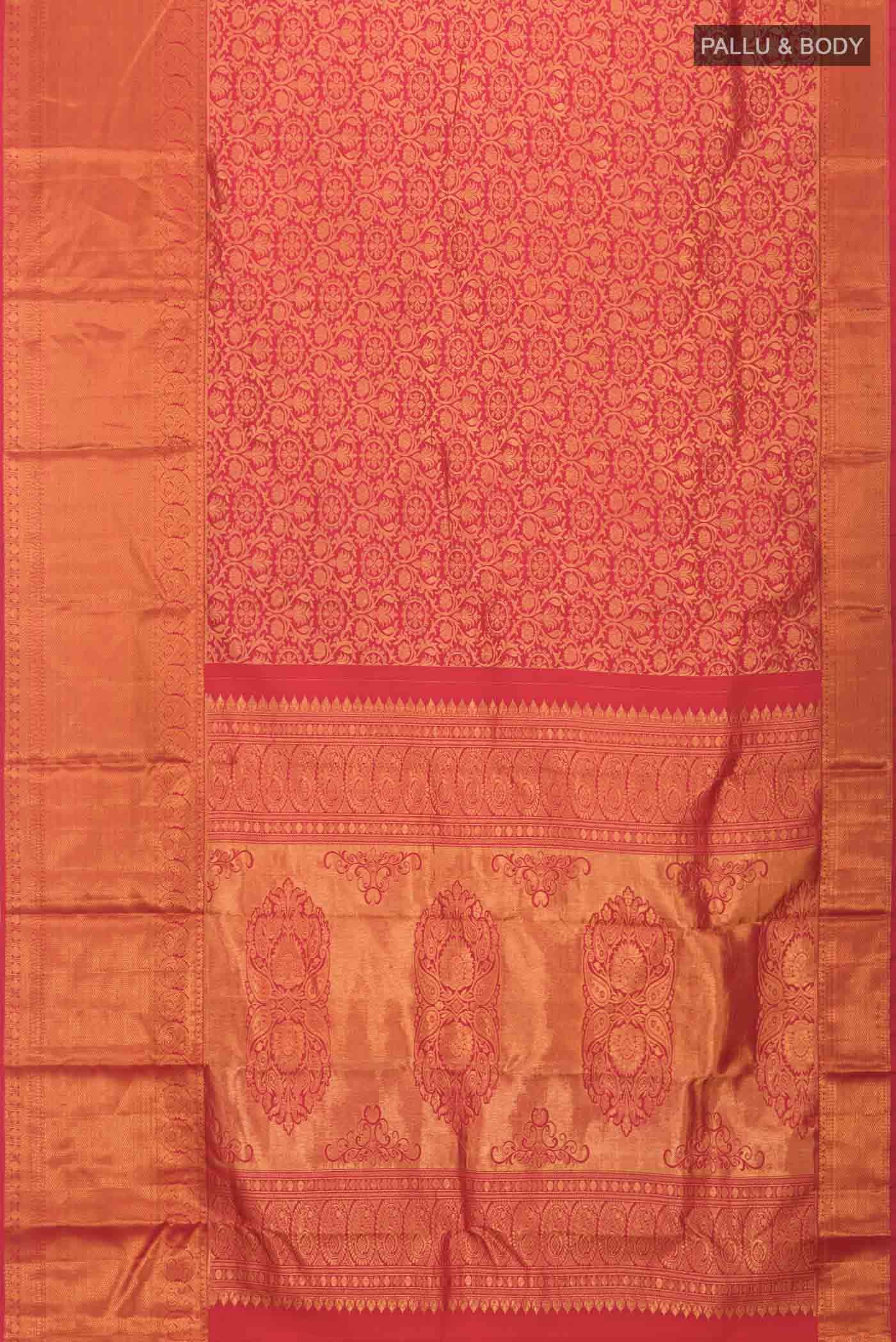 Red Kanchipuram Silk Saree