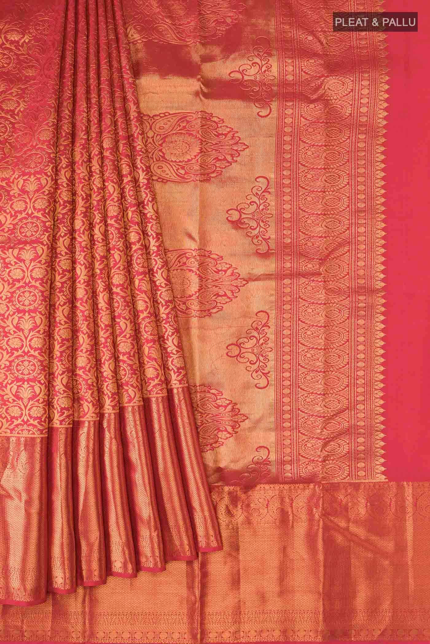 Red Kanchipuram Silk Saree