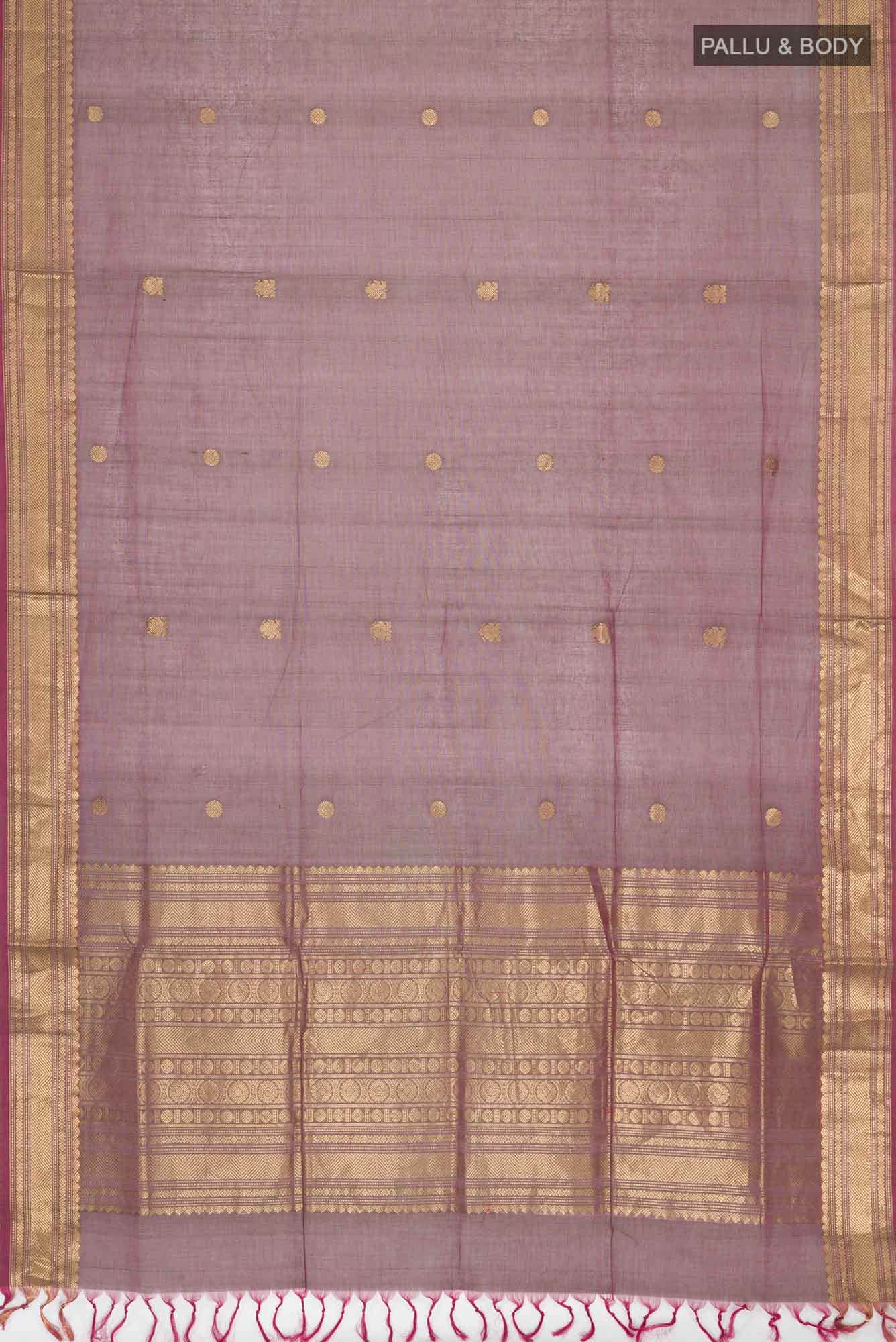 Green with Pink Dual Tone Coimbatore Cotton Saree