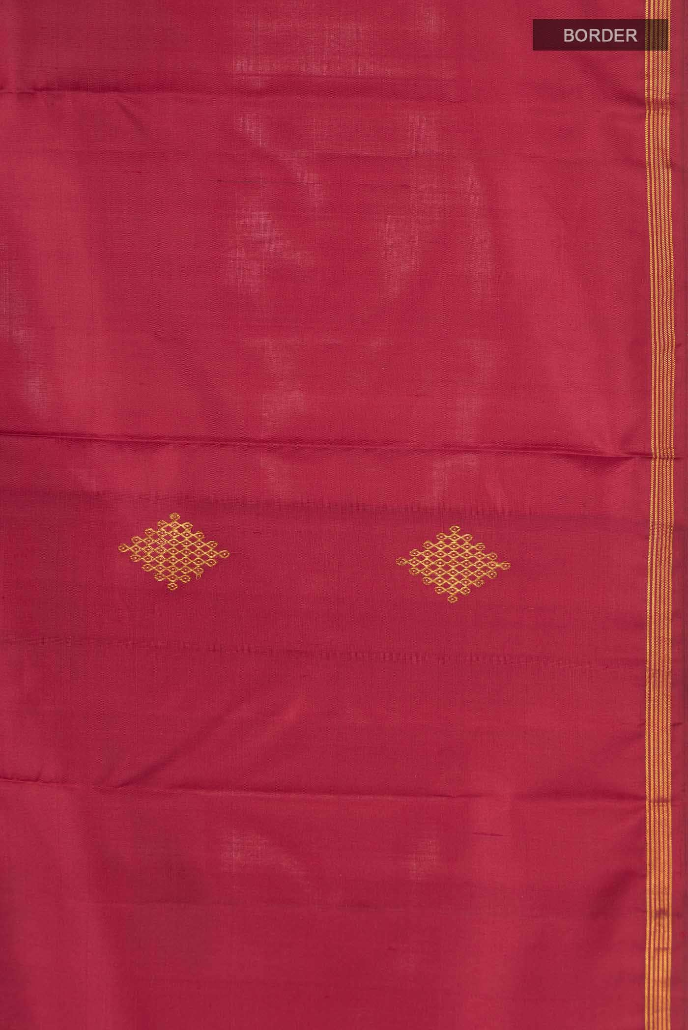 Maroon Kanchipuram Silk Saree