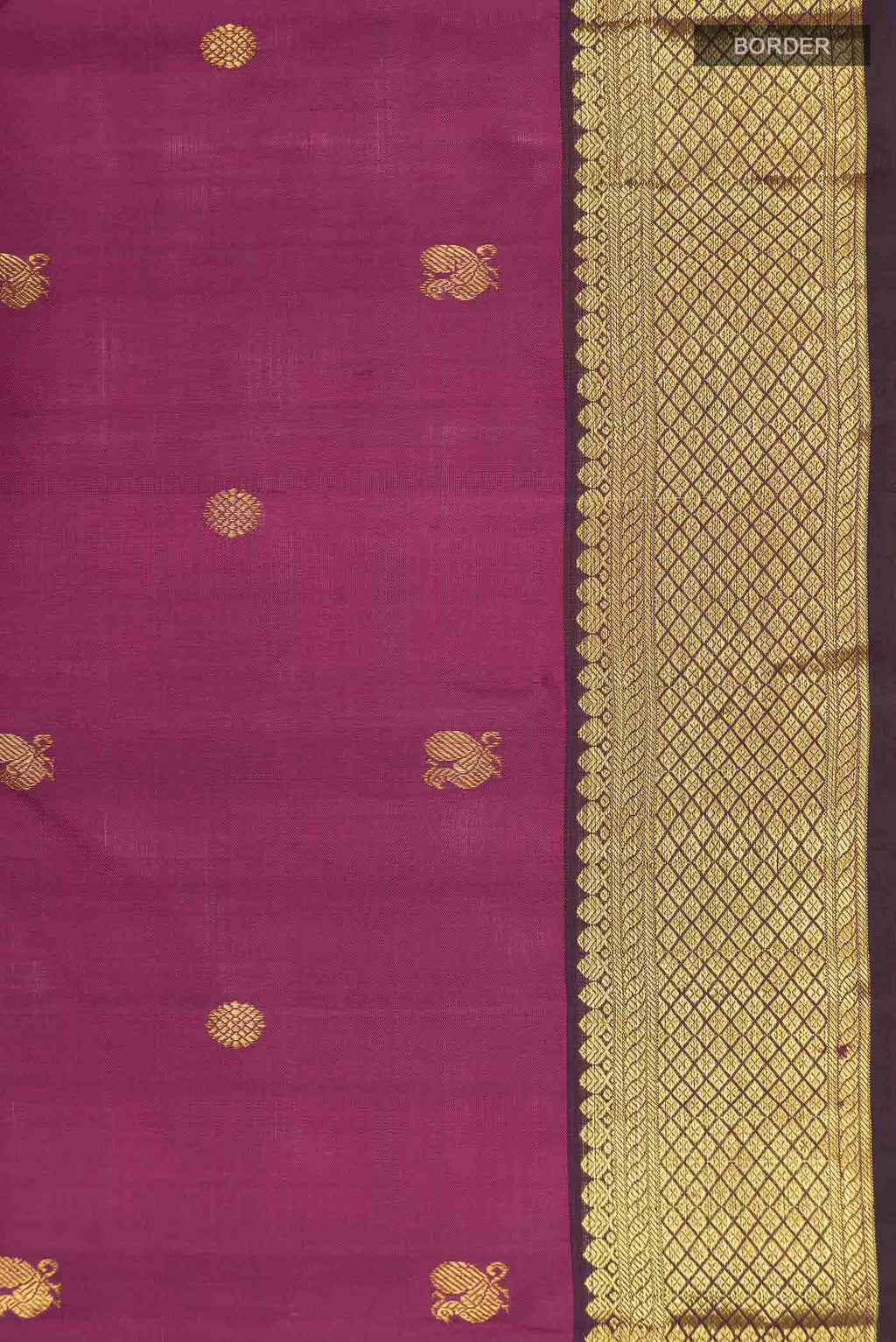Maroon Kanchipuram Silk Saree