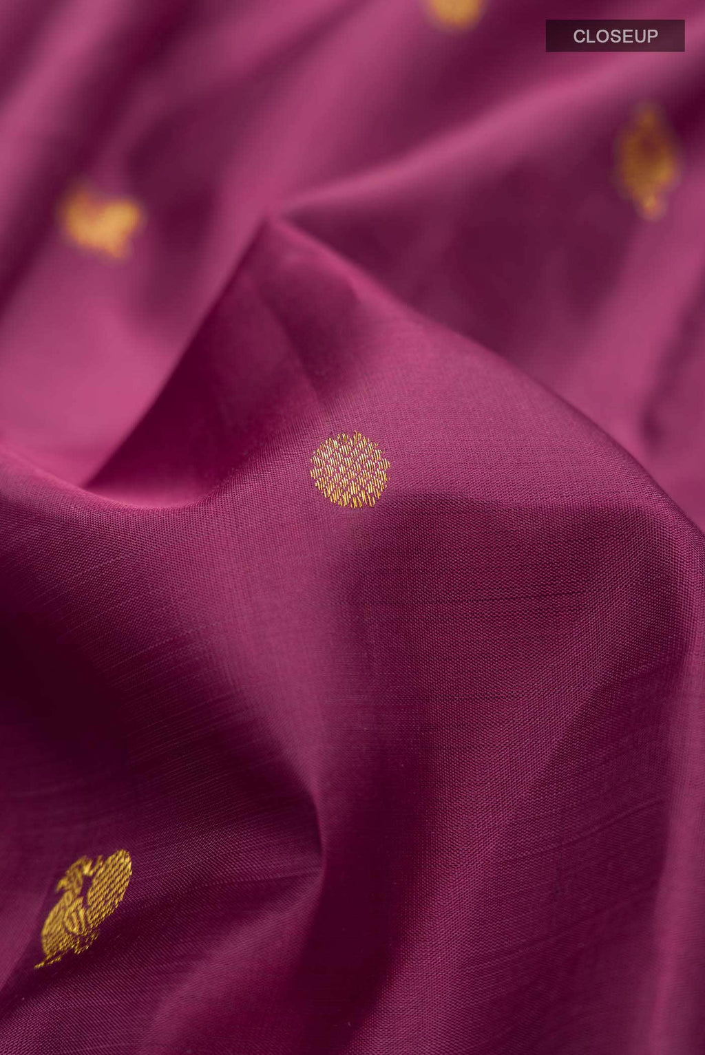 Maroon Kanchipuram Silk Saree