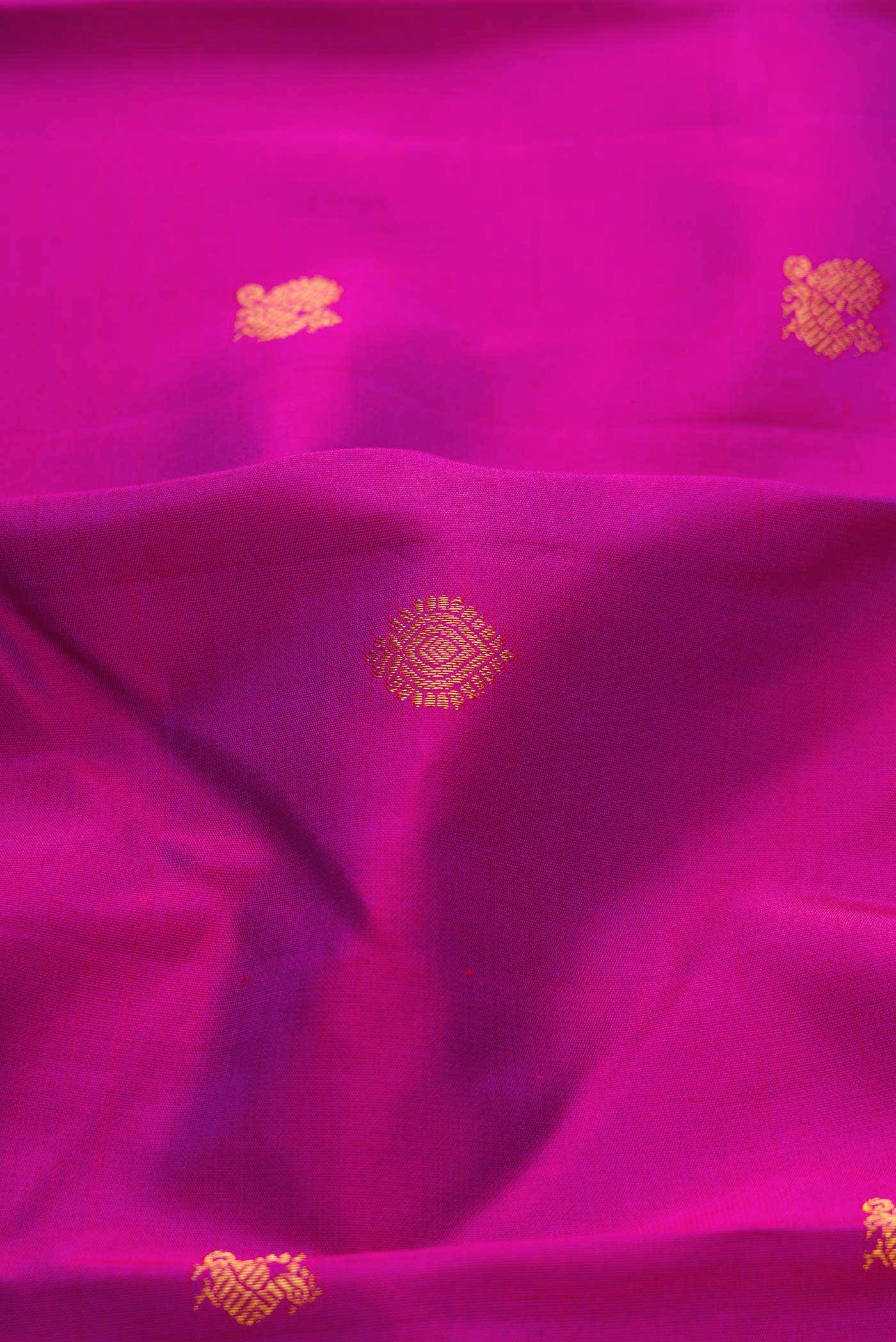 Purple Dual Tone Kanchipuram Silk Saree