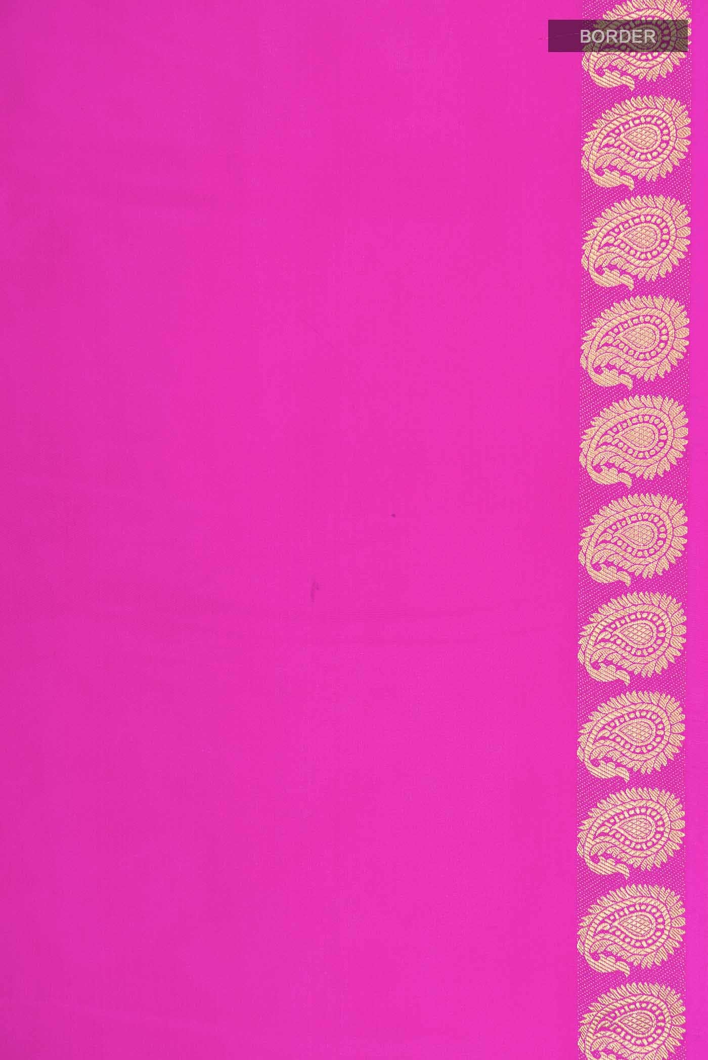 Pure Silk Pure Zari Pink Mysore Crepe Saree