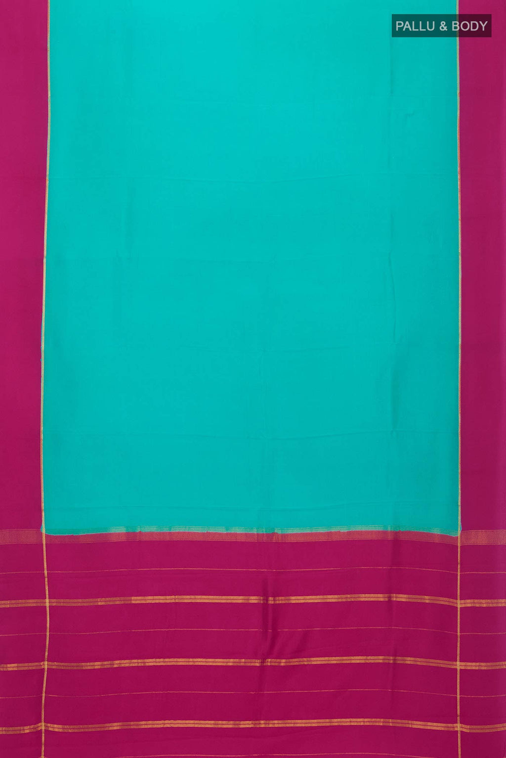 Pure Silk Pure Zari Green Mysore Crepe Saree