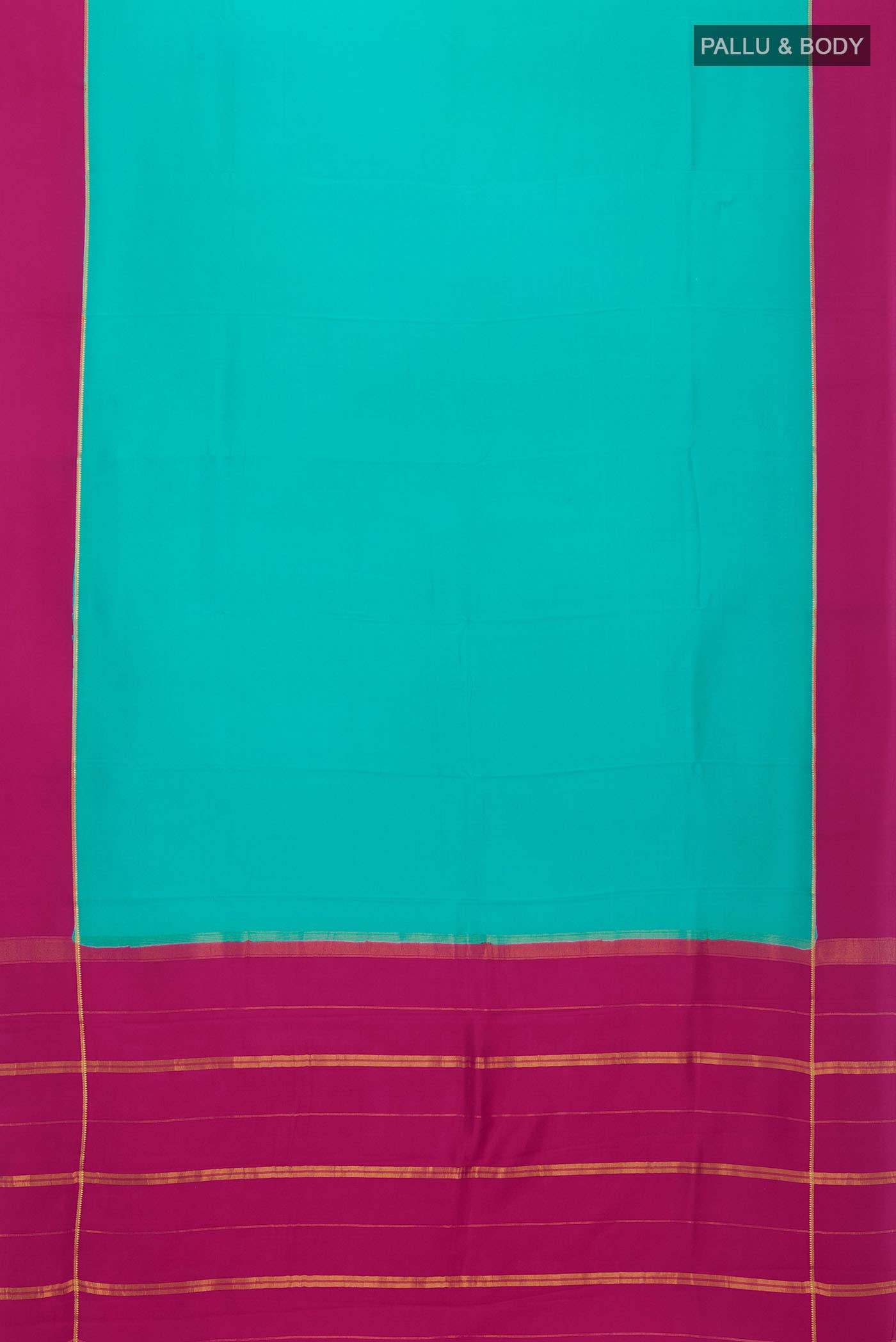 Pure Silk Pure Zari Green Mysore Crepe Saree