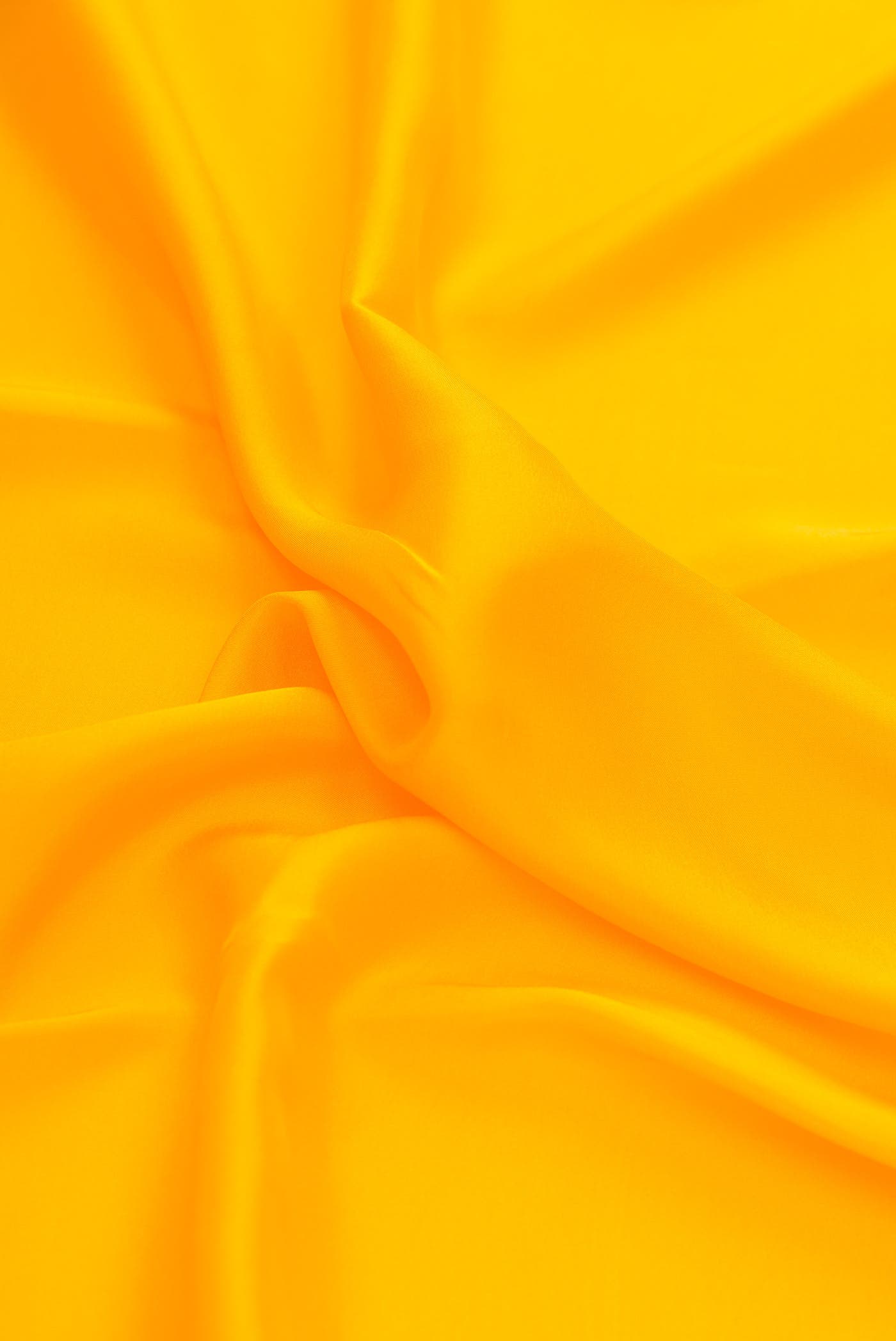 Pure Silk Pure Zari Yellow Dual Tone Mysore Crepe Saree