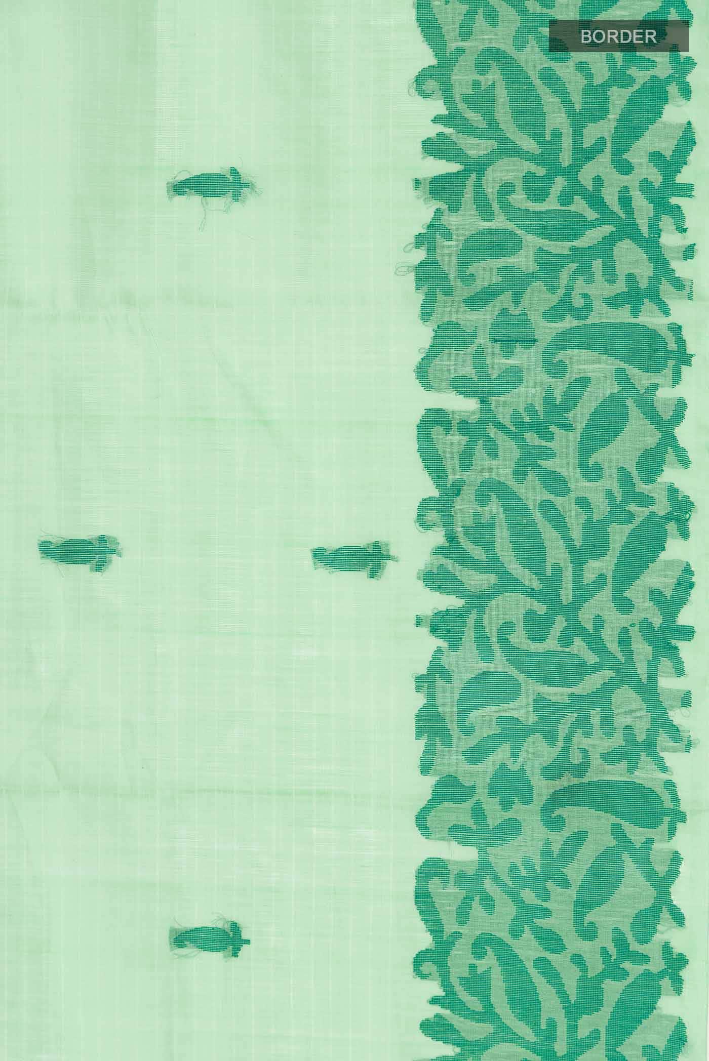 Green Silk Cotton Saree