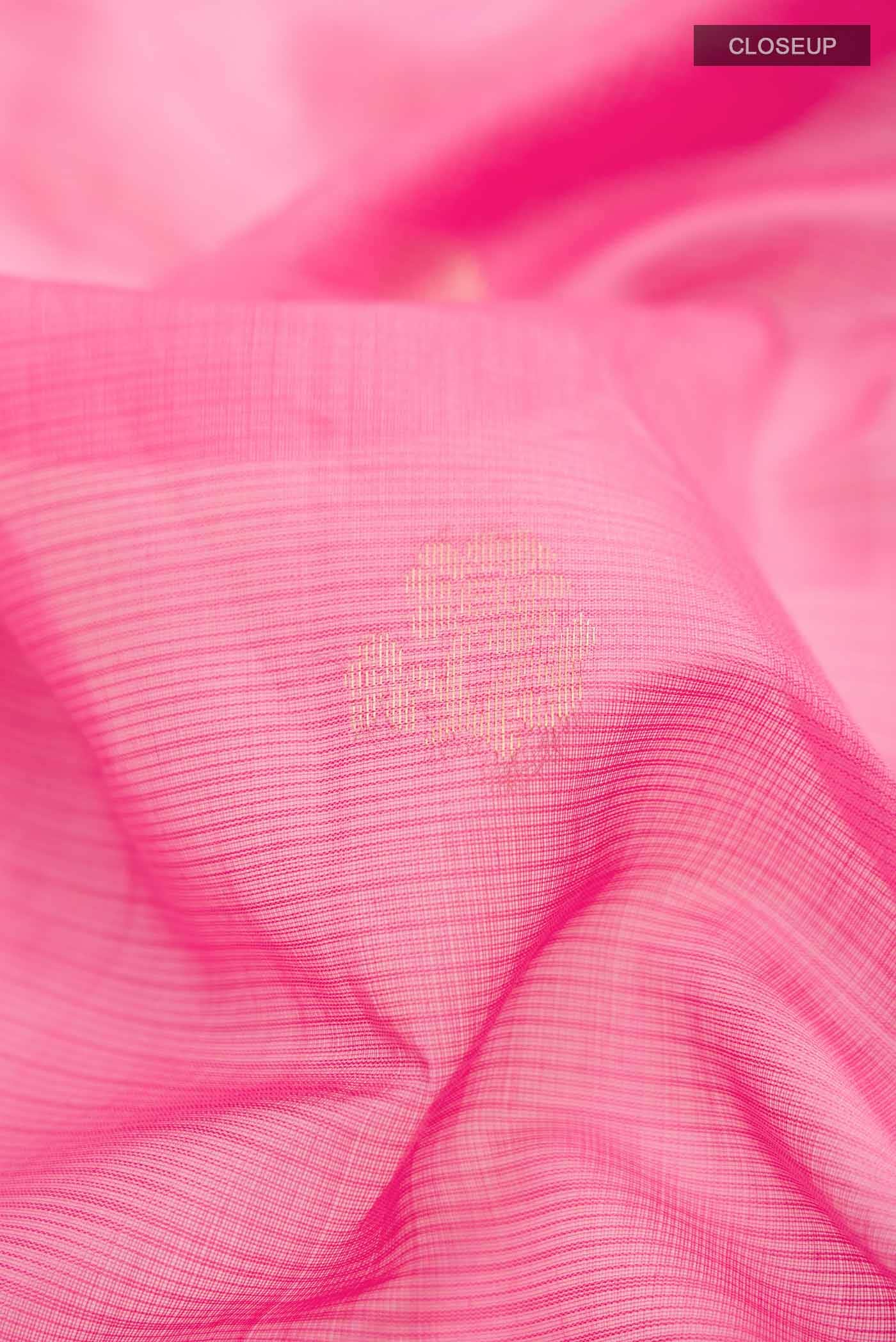 Pink Silk Cotton Saree