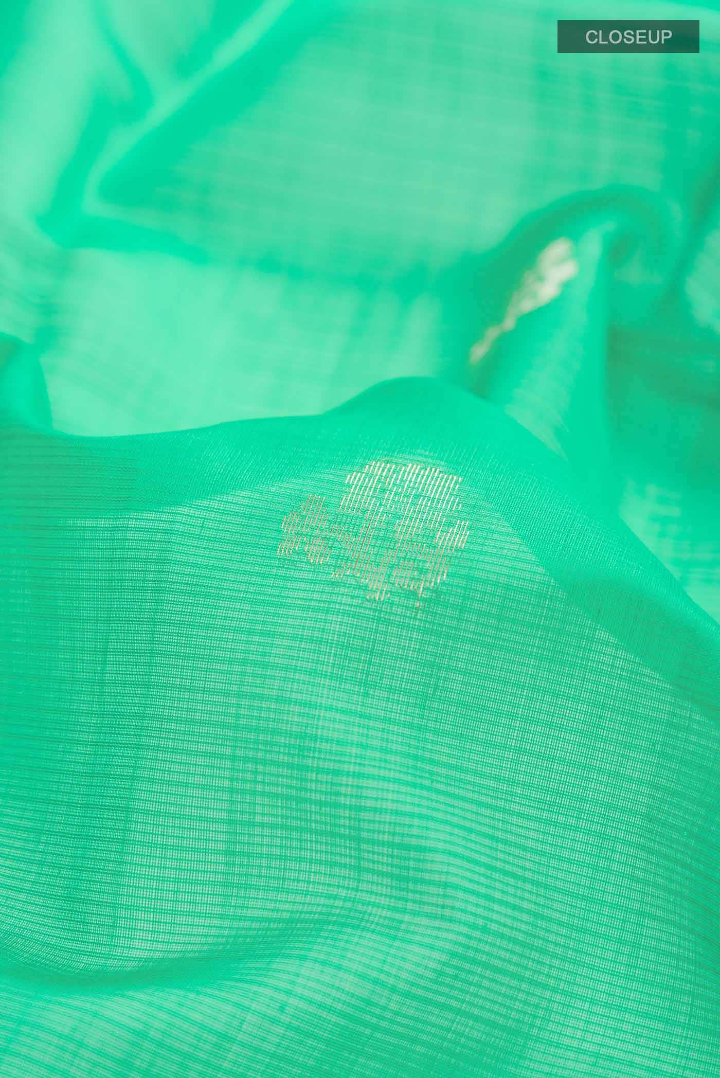 Green Silk Cotton Saree