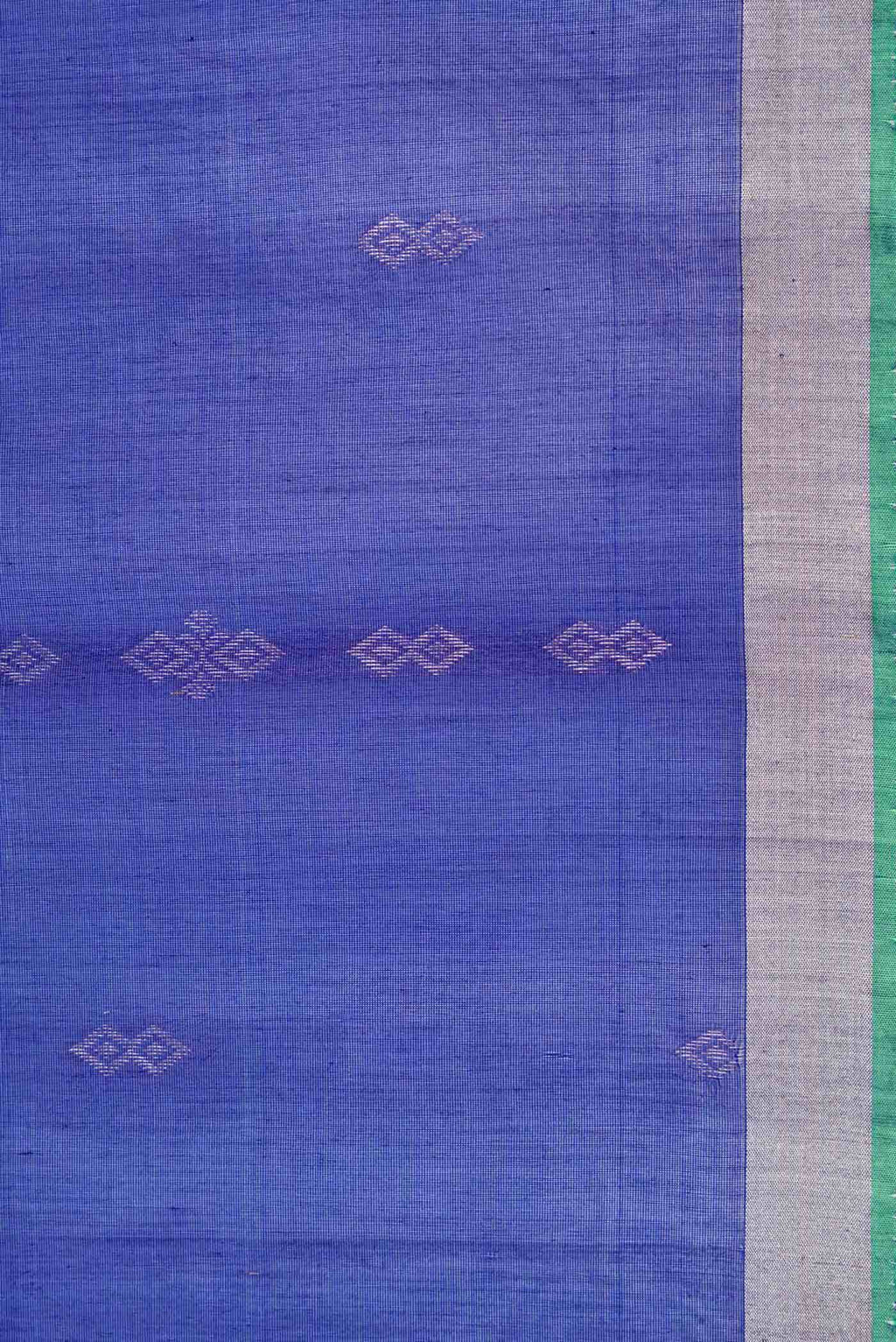 Royal Blue Dual Tone Silk Cotton Saree