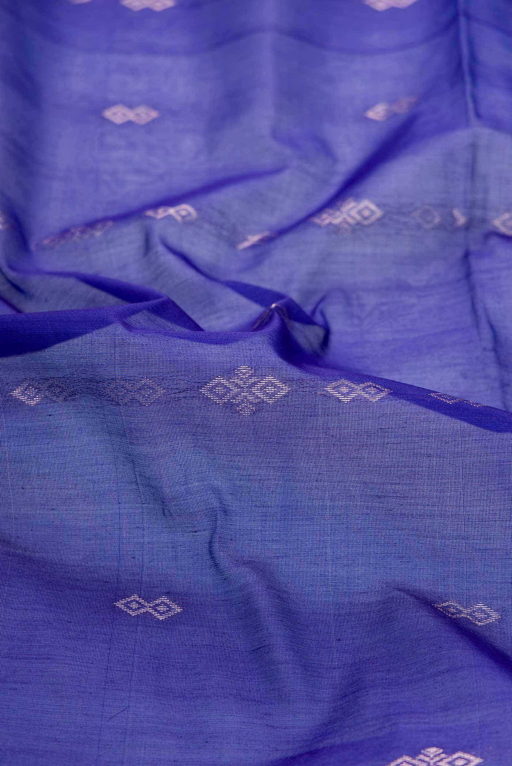 Royal Blue Dual Tone Silk Cotton Saree