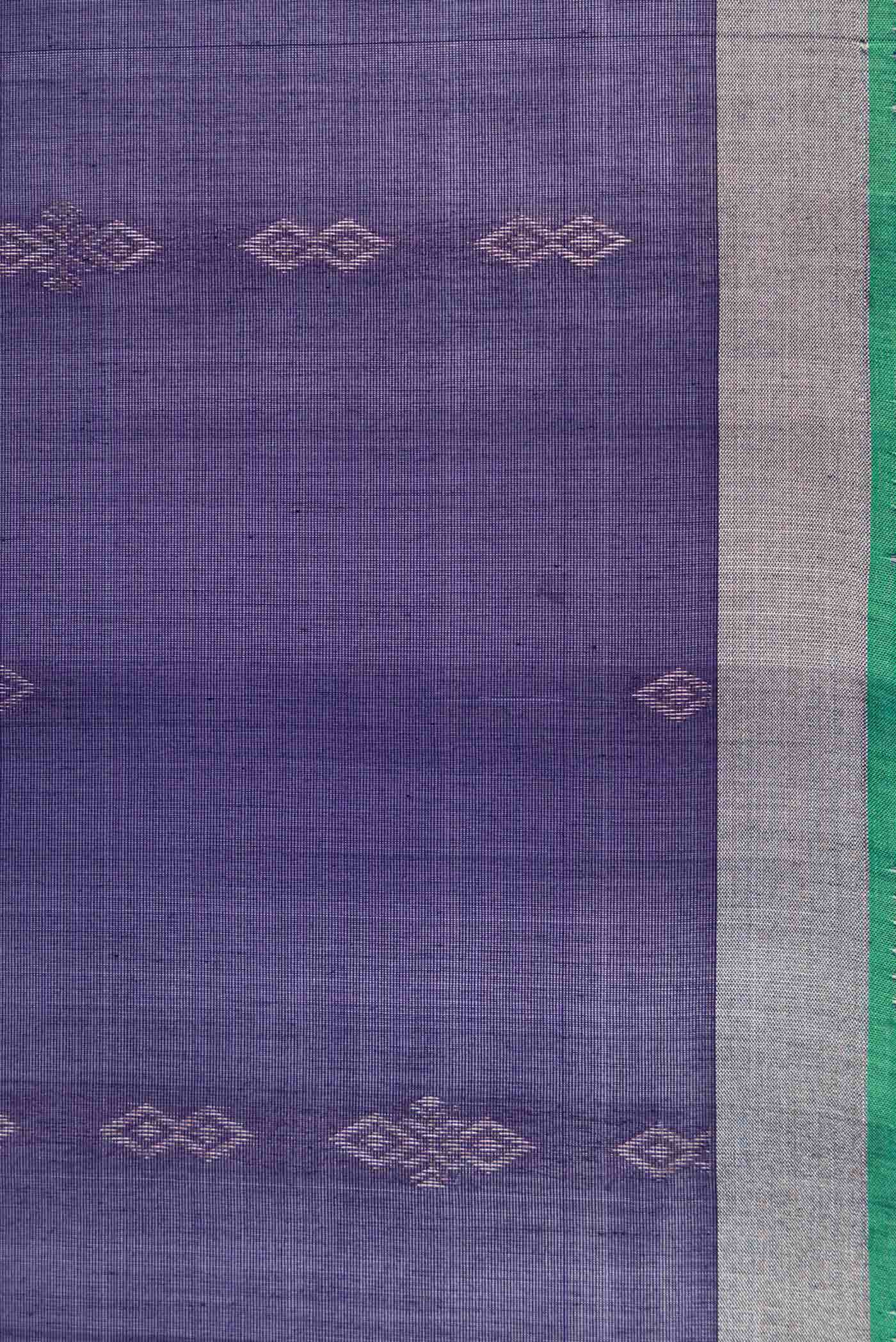 Navy Blue Dual Tone Silk Cotton Saree