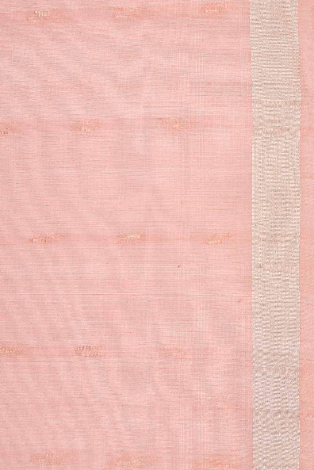 Rose Gold Silk Cotton Saree