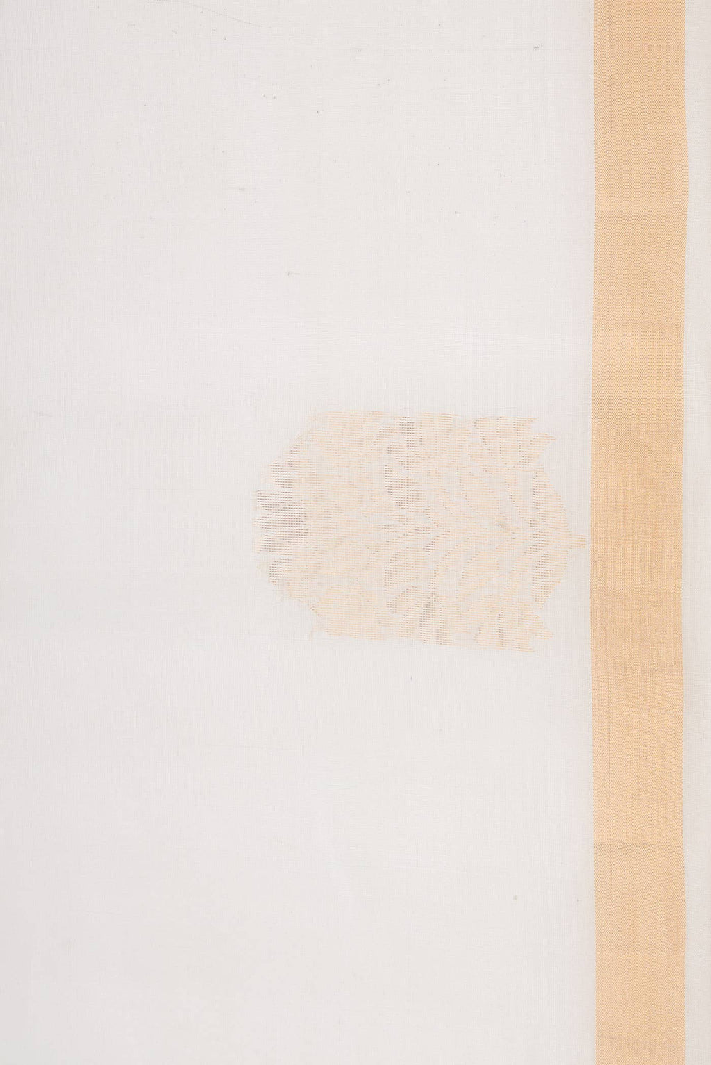 Off White Dual Tone Silk Cotton Saree