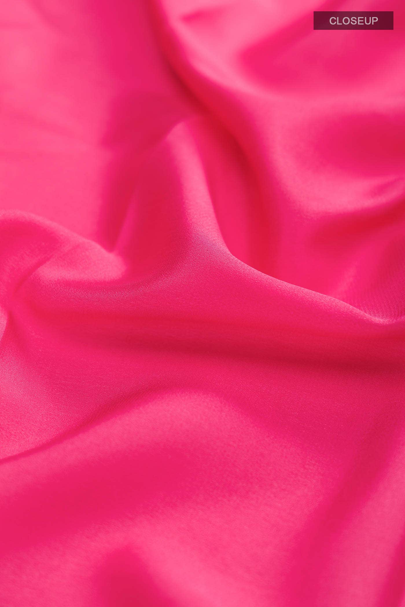 Pink Mysore Crepe Saree