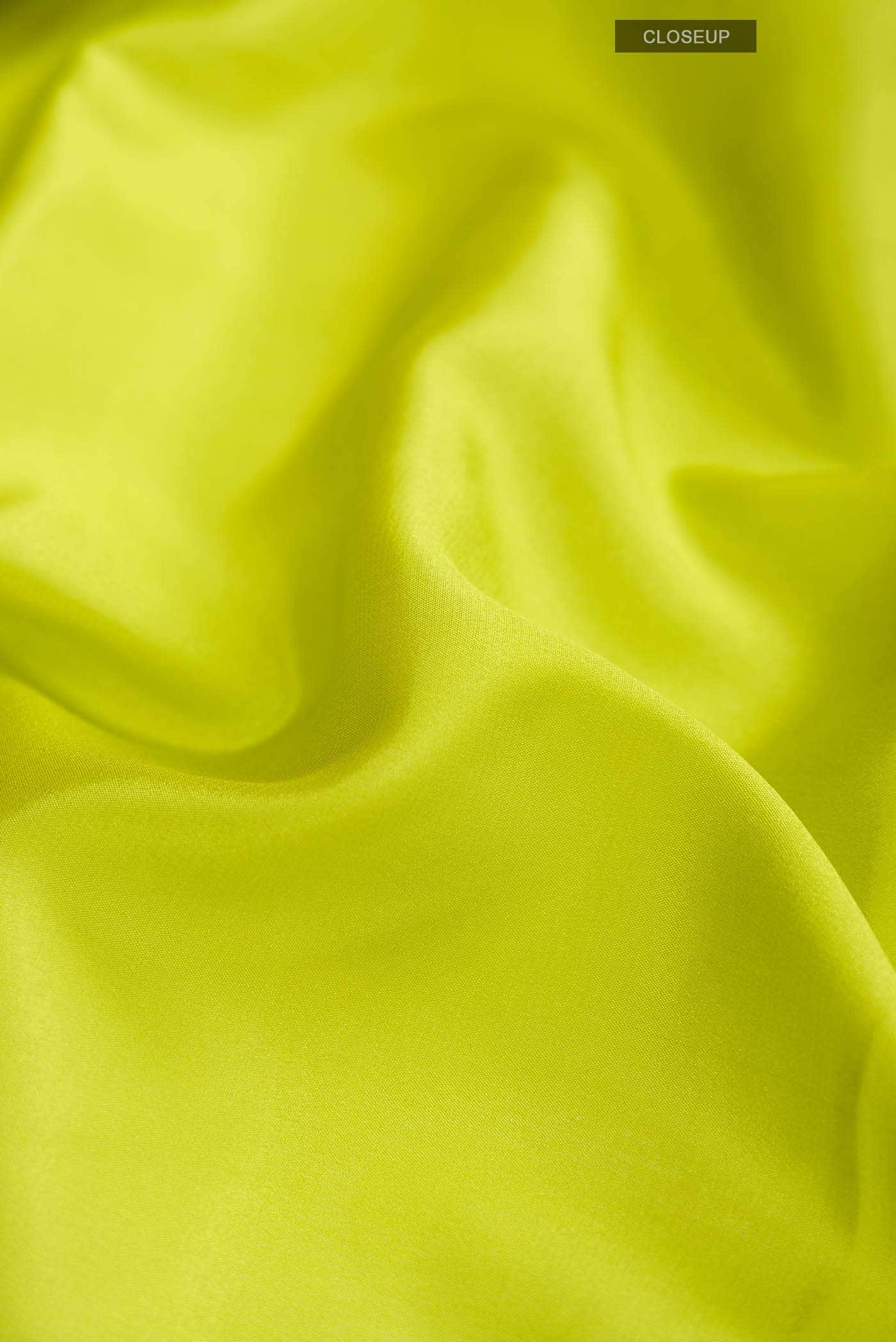 Green Mysore Crepe Saree