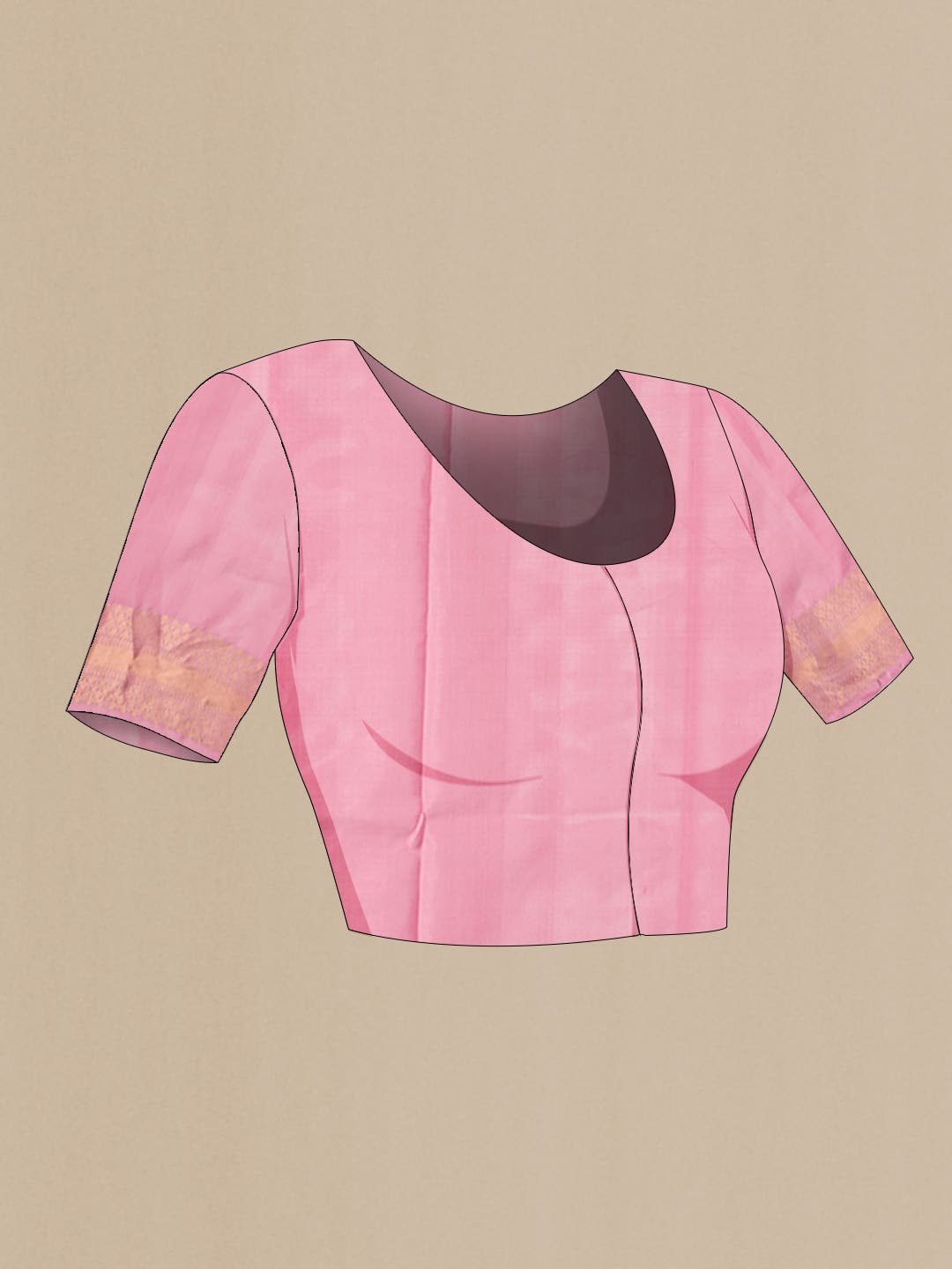 Pink Soft Silk Saree