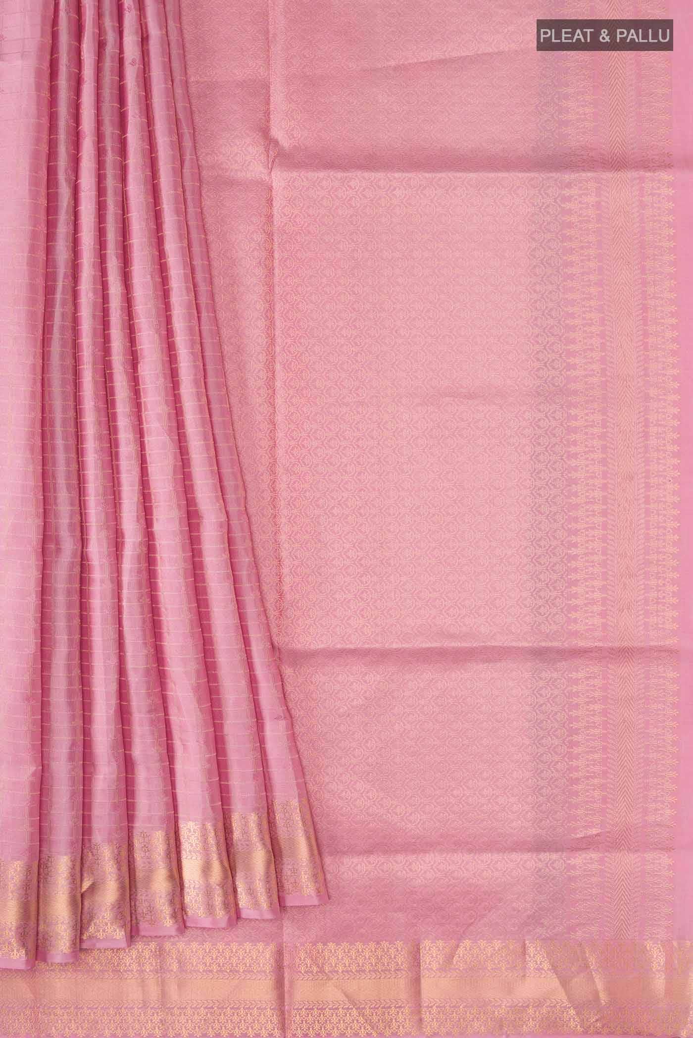 Pink Soft Silk Saree