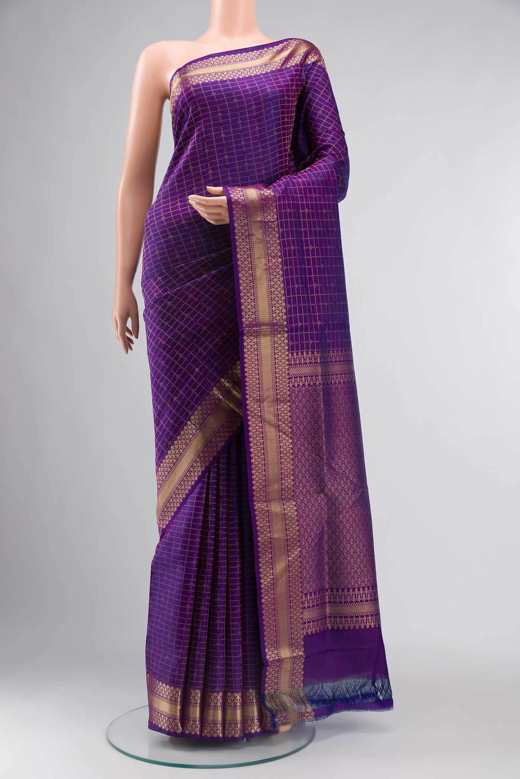 Purple Soft Silk Saree