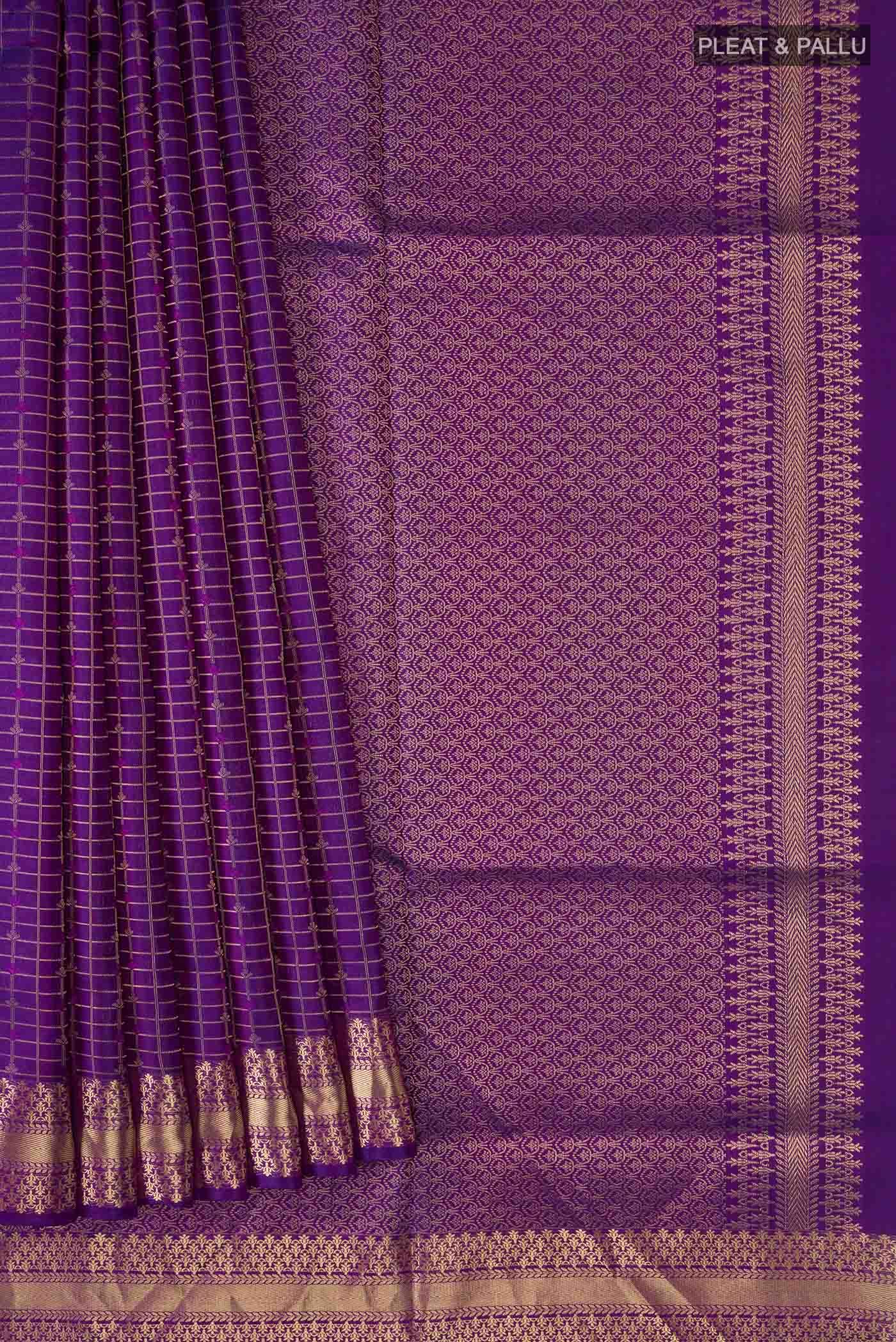 Purple Soft Silk Saree