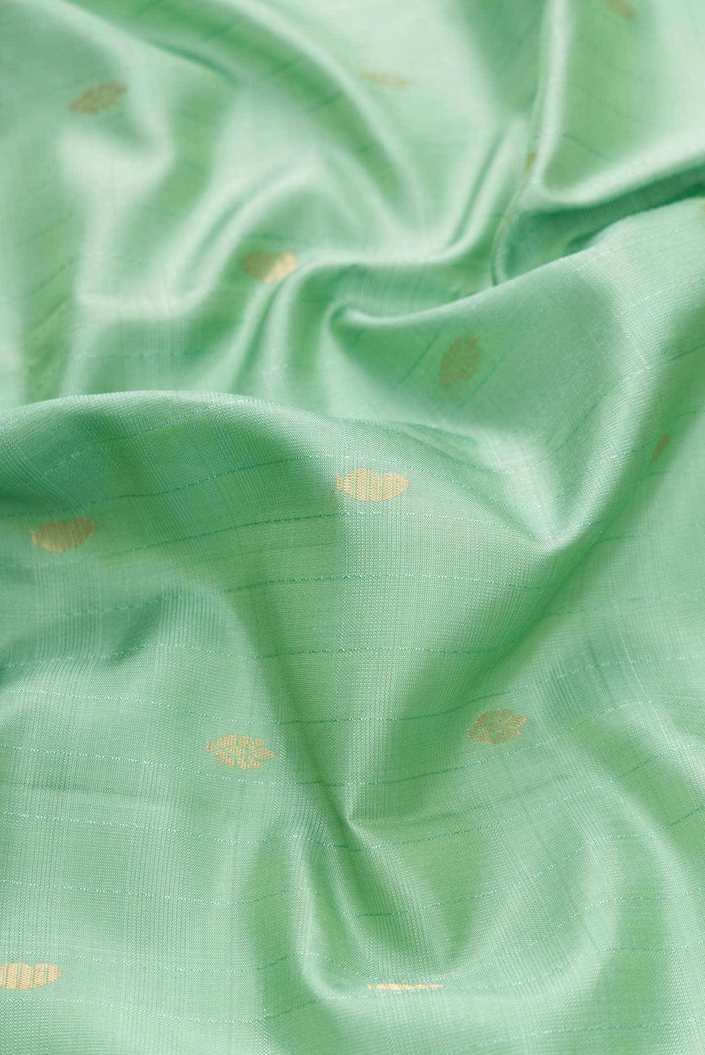 Green Dual Tone Soft Silk Saree