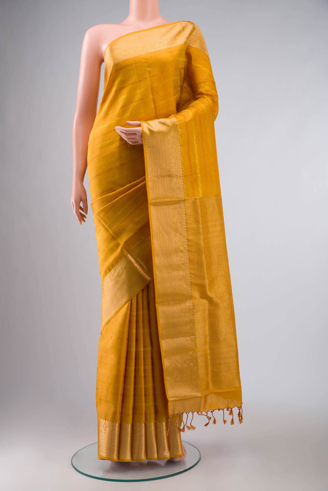 Yellow Soft Silk Saree