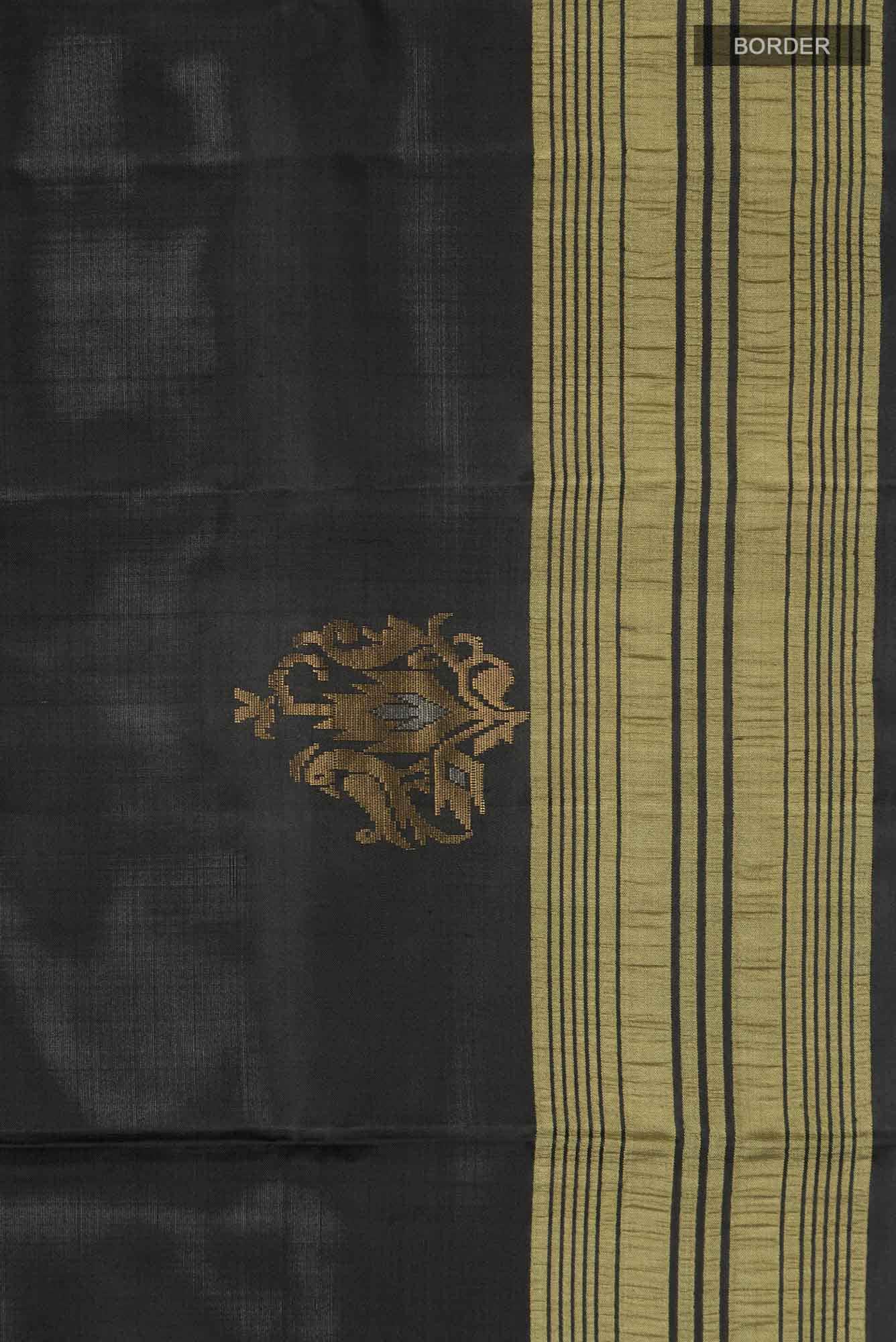 Black Soft Silk Saree