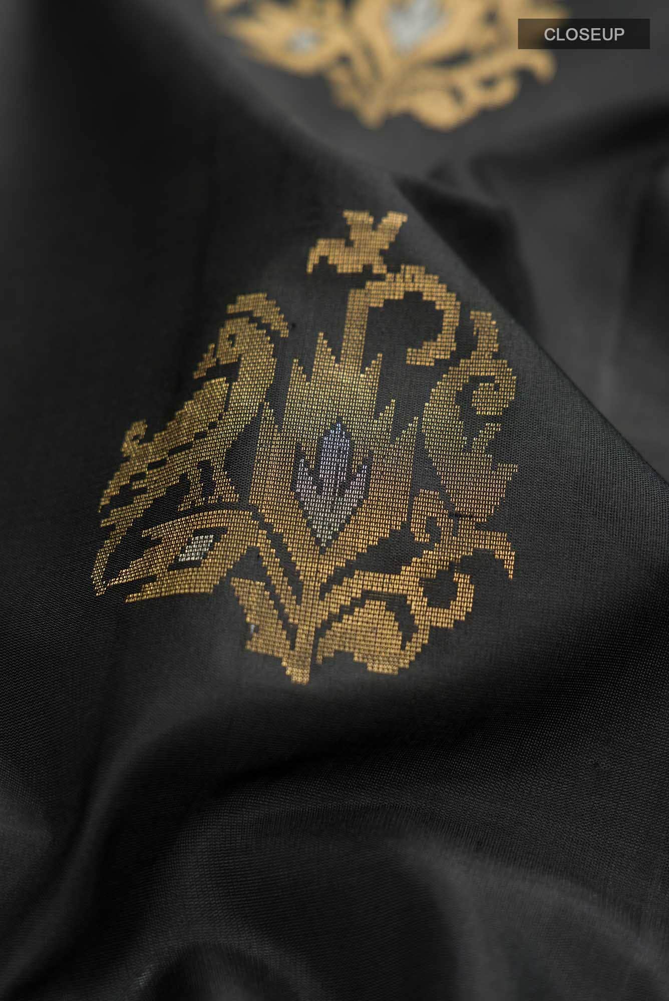 Black Soft Silk Saree