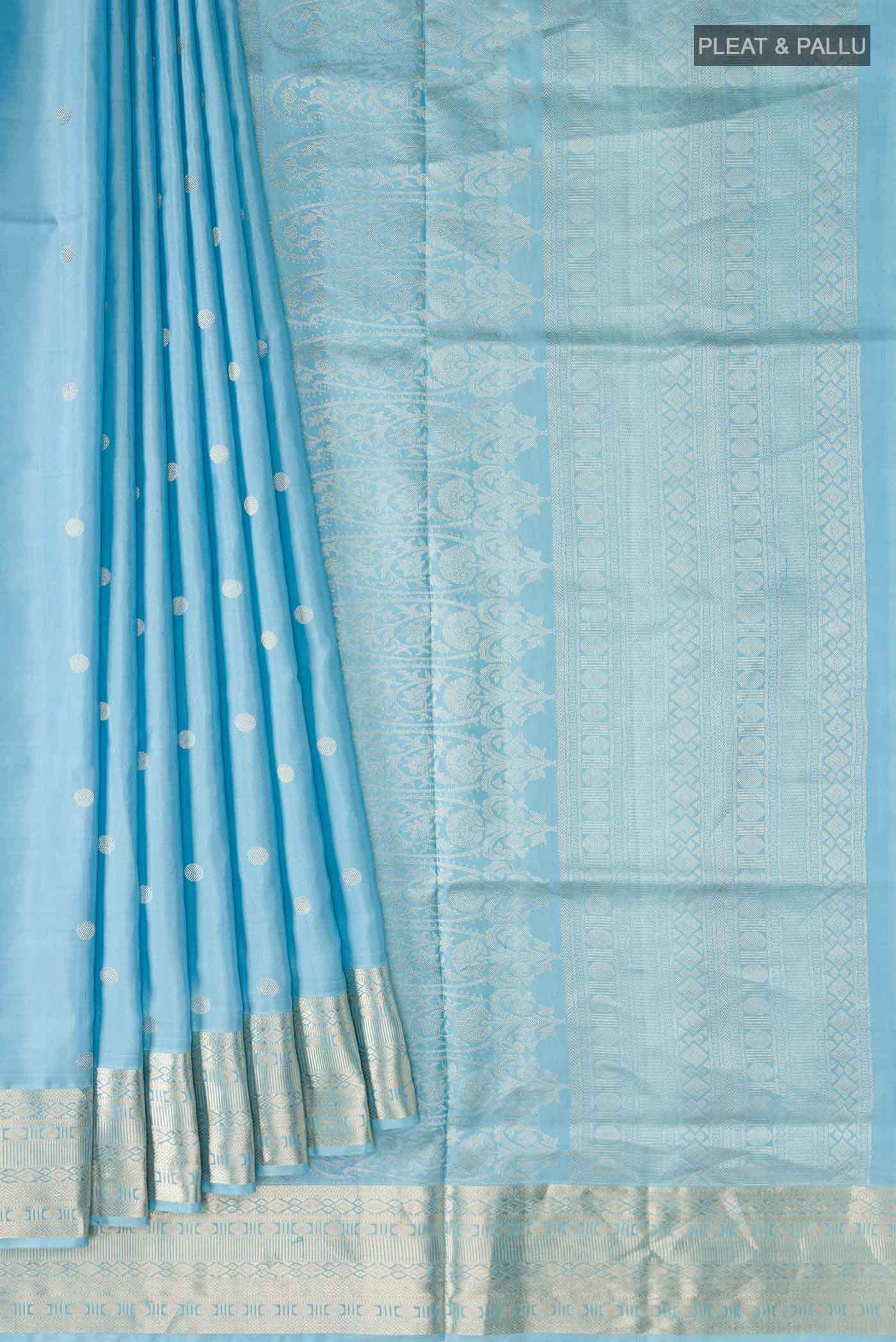 Blue Soft Silk Saree