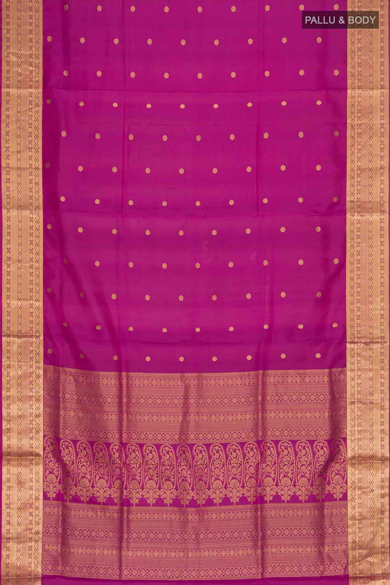 Magenta Soft Silk Saree