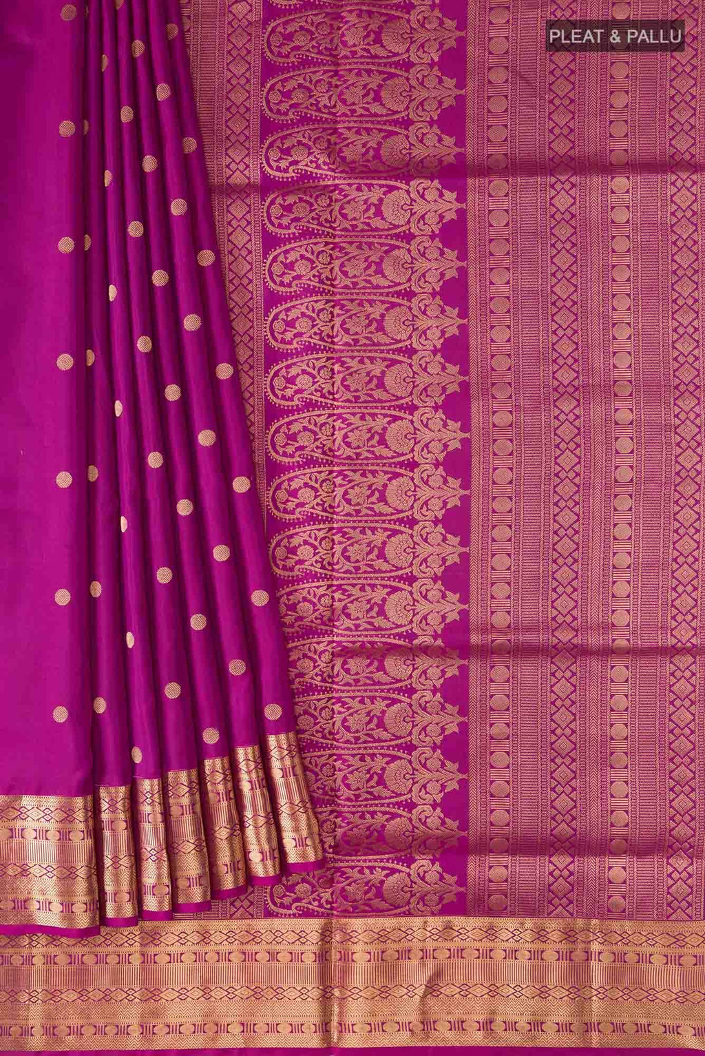Magenta Soft Silk Saree