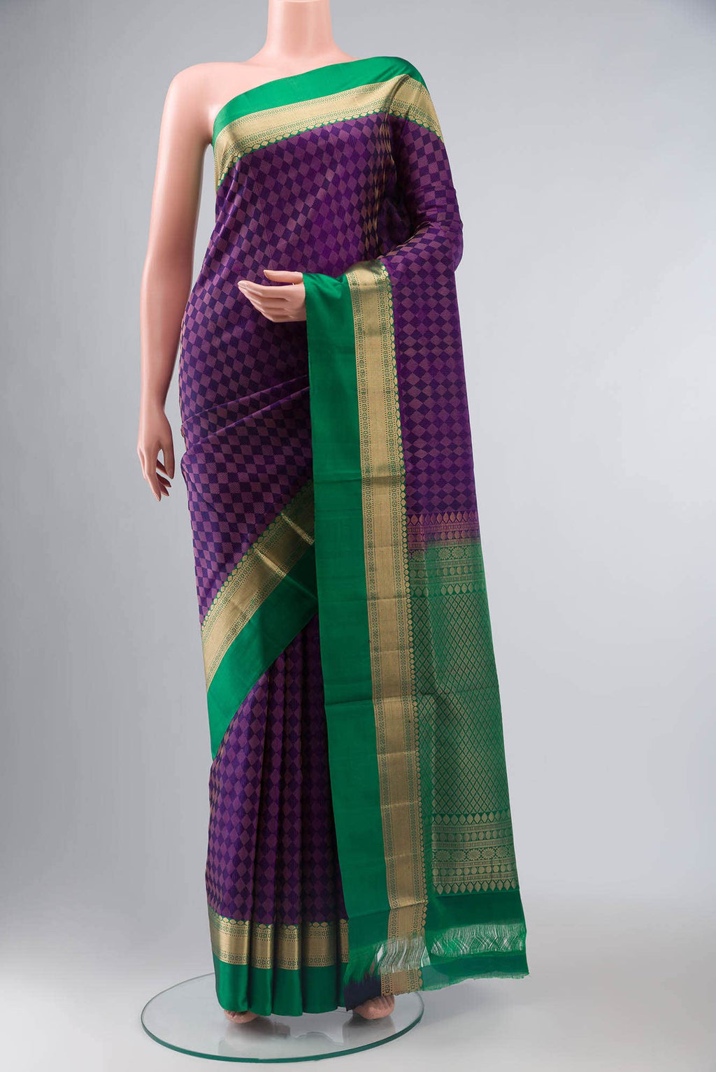 Purple Soft Silk Saree