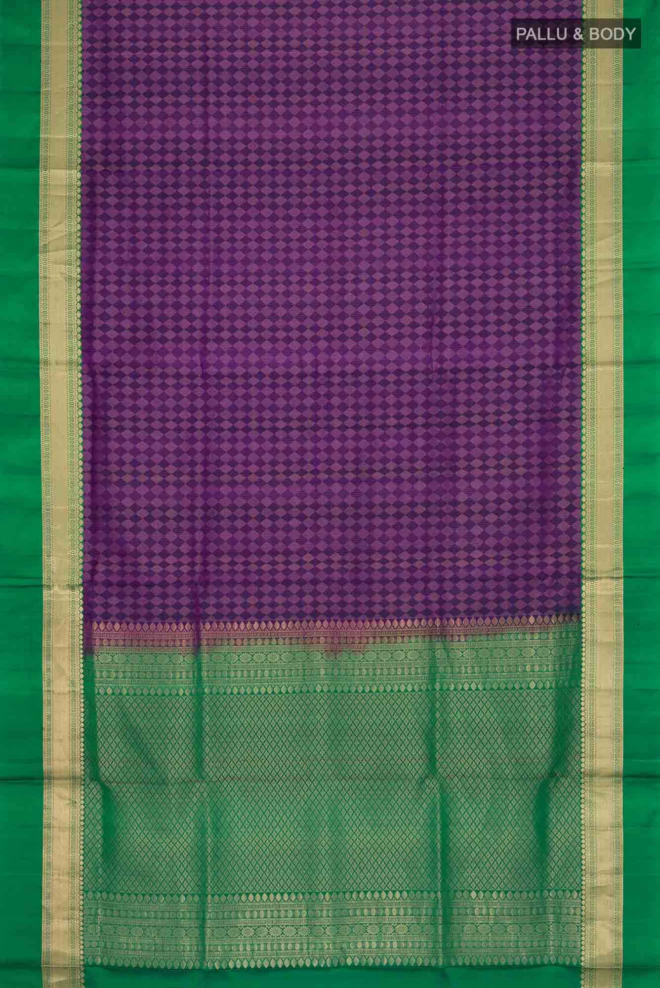 Purple Soft Silk Saree