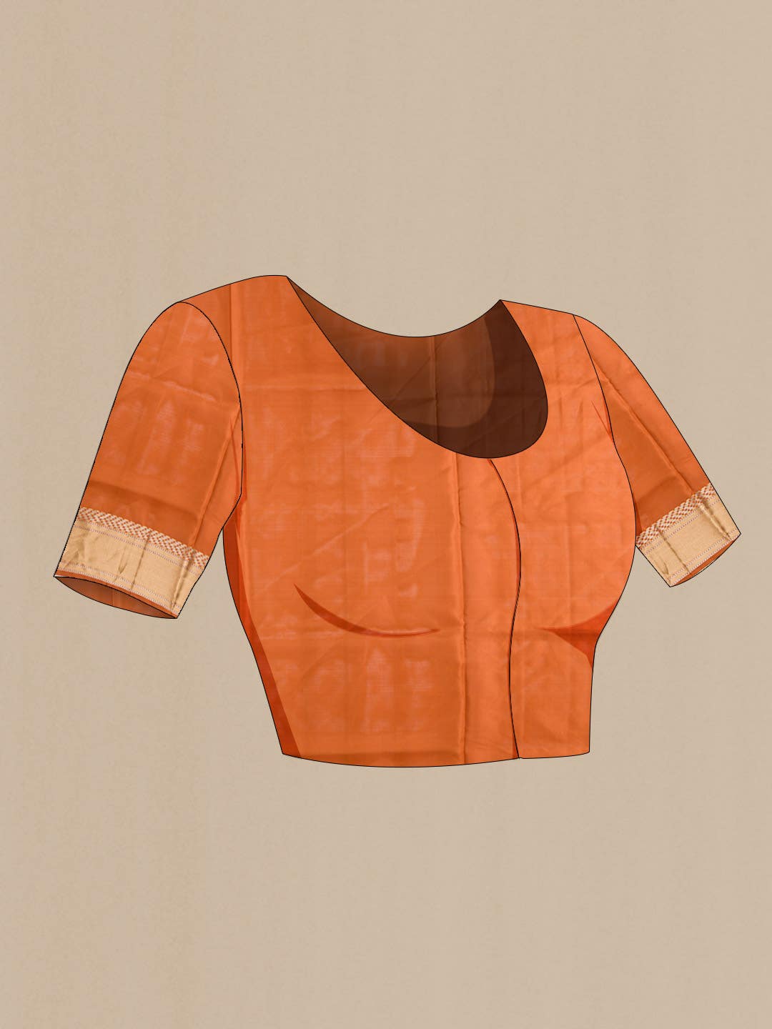 Orange Soft Silk Saree