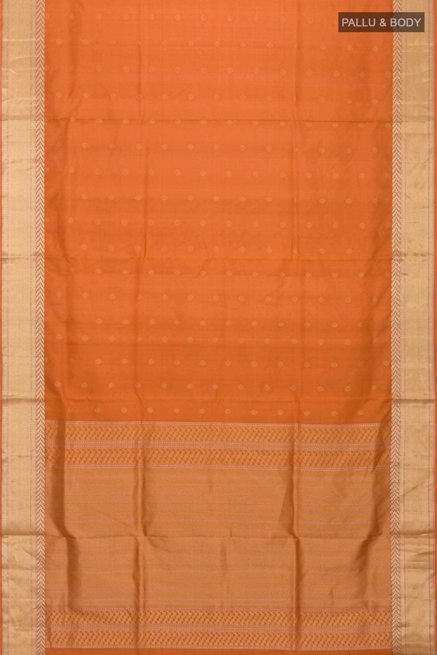 Orange Soft Silk Saree