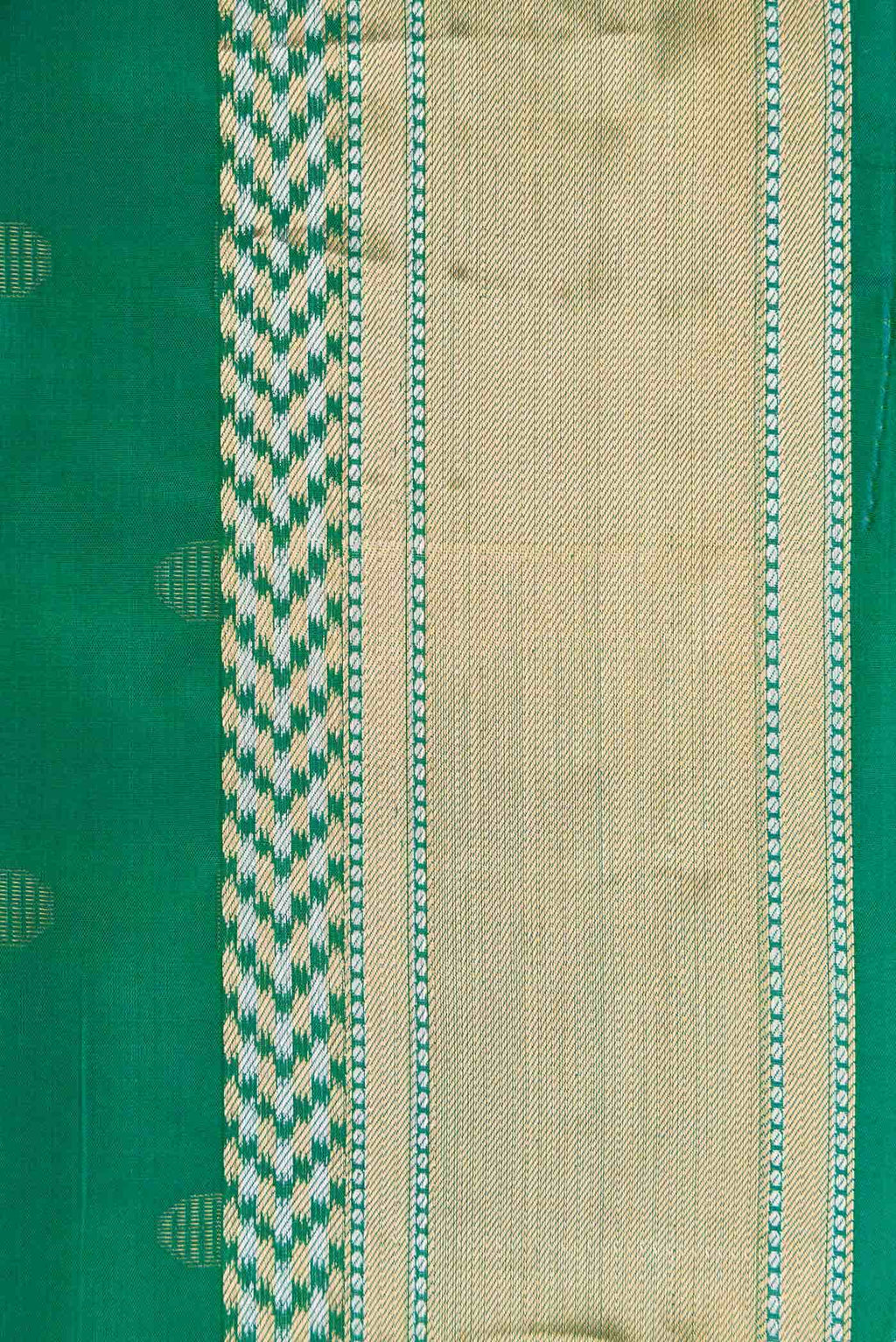 Green Dual Tone Soft Silk Saree
