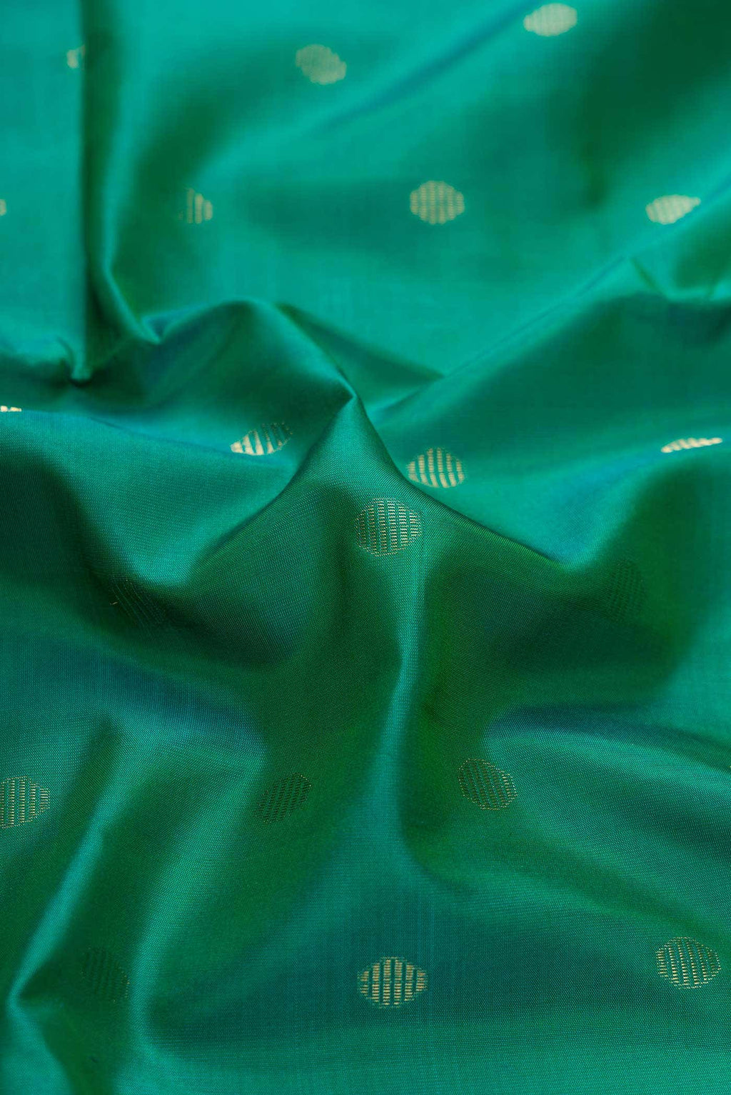 Green Dual Tone Soft Silk Saree
