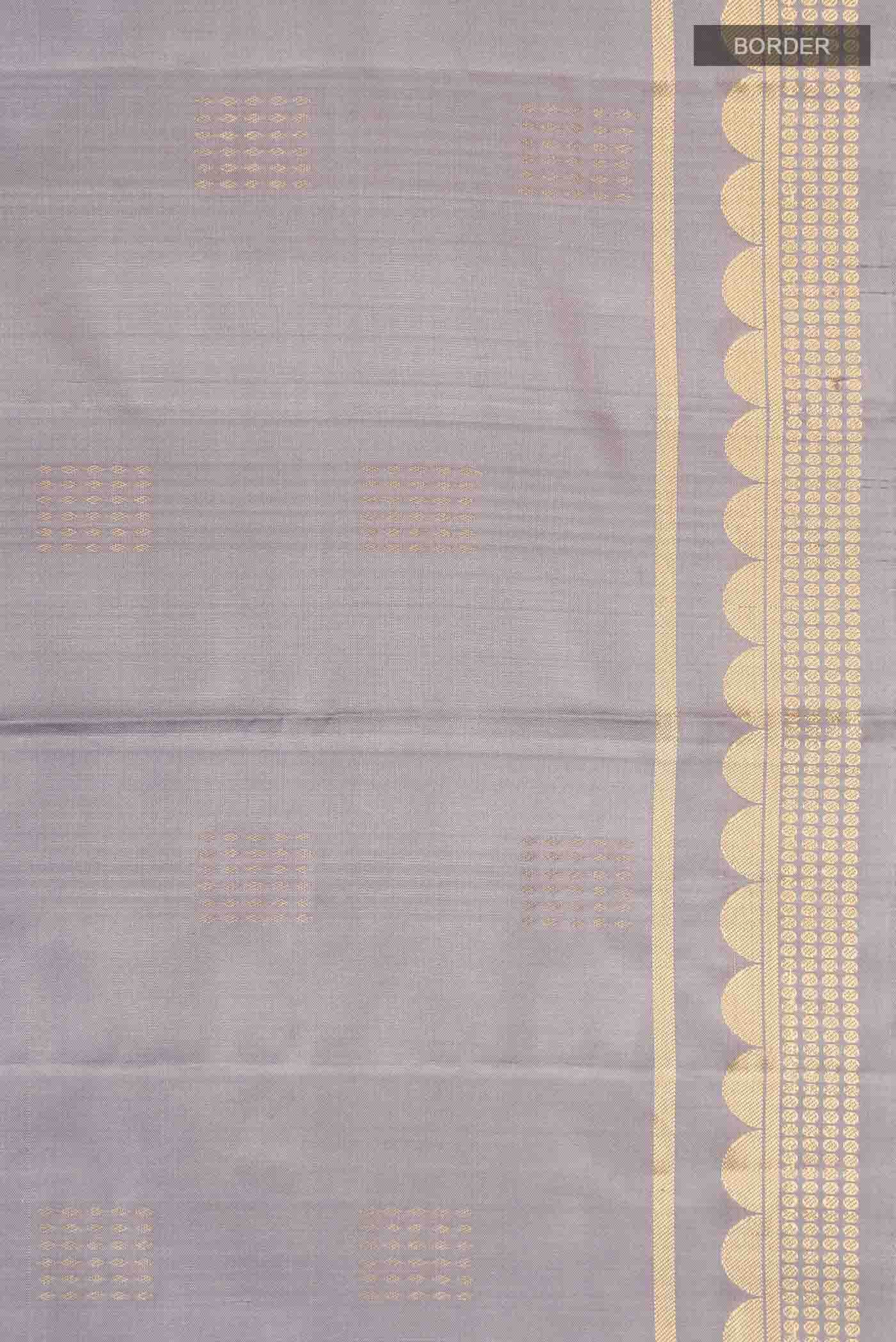 Grey Soft Silk Saree