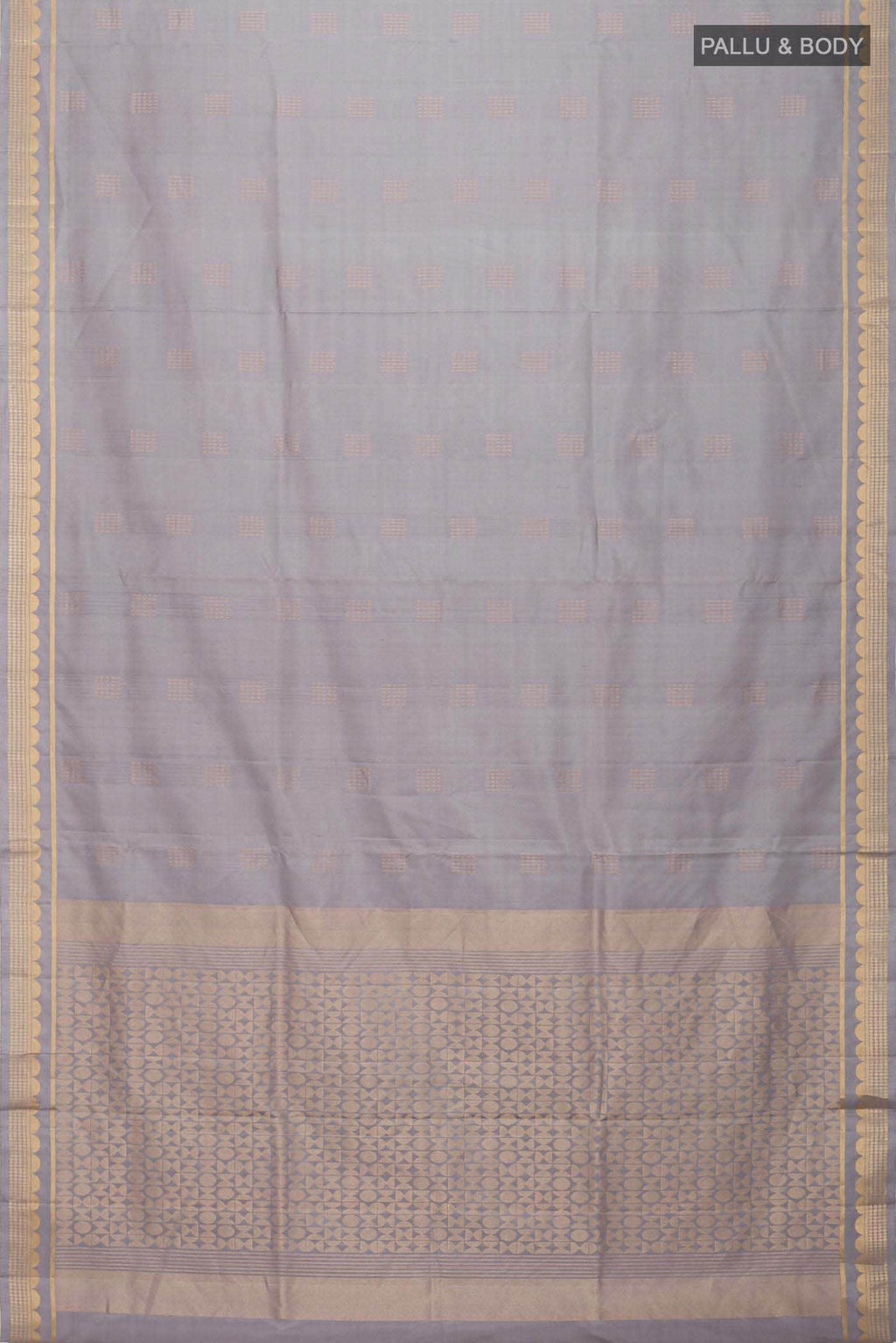 Grey Soft Silk Saree