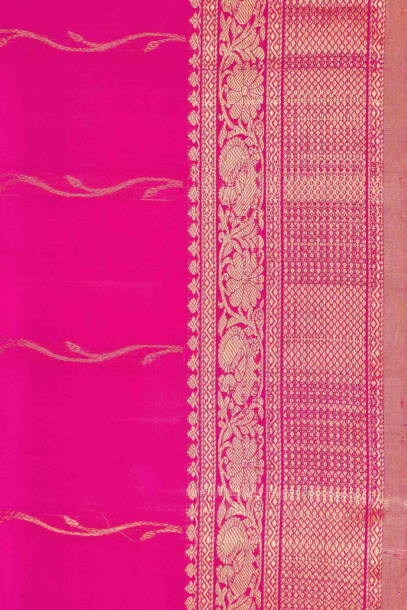 Pink Dual Tone Soft Silk Saree