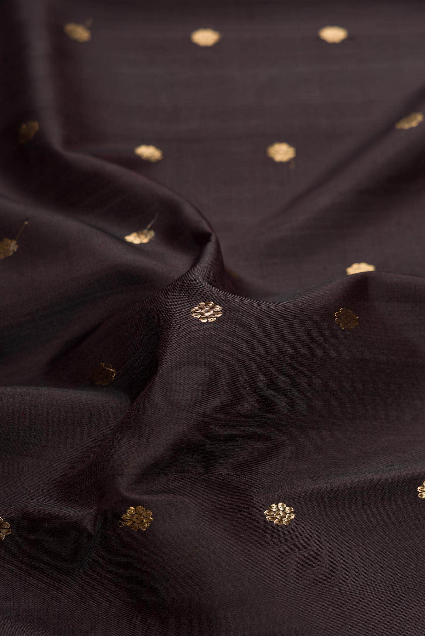Black Dual Tone Soft Silk Saree