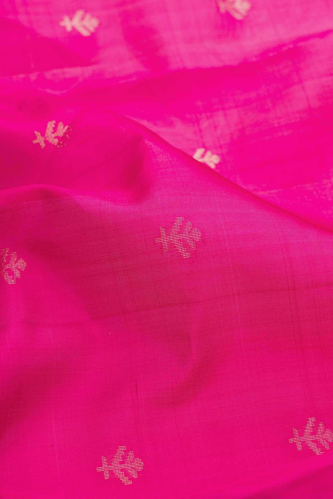 Pink Dual Tone Soft Silk Saree