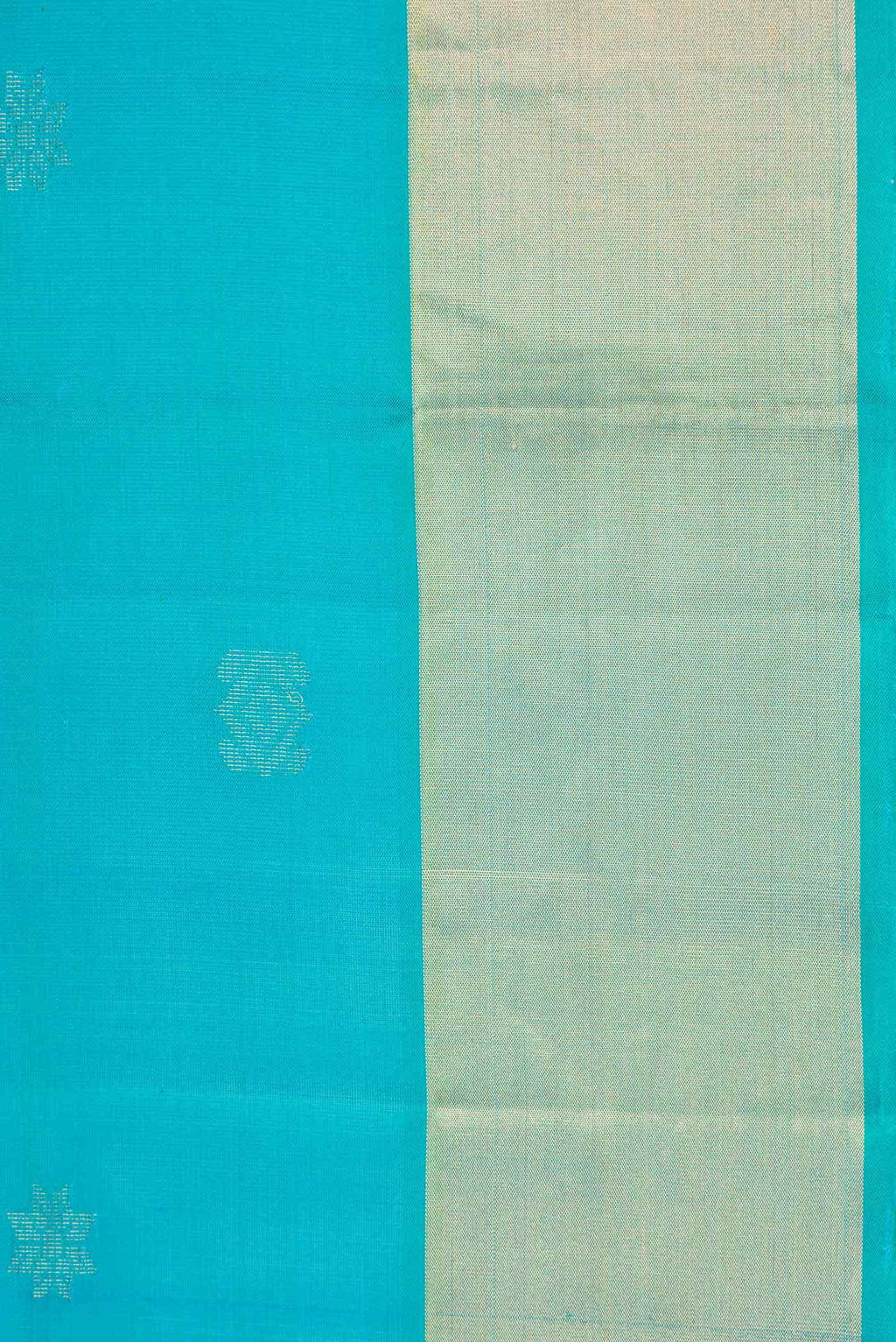 Green Dual Tone Soft Silk Saree